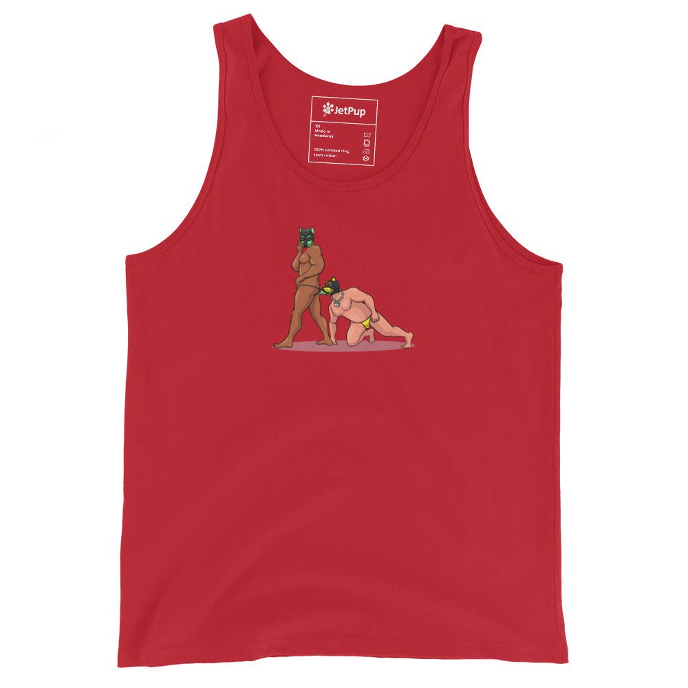 Playful Pups Unisex Tank Top - Multiple Colors - JetPup