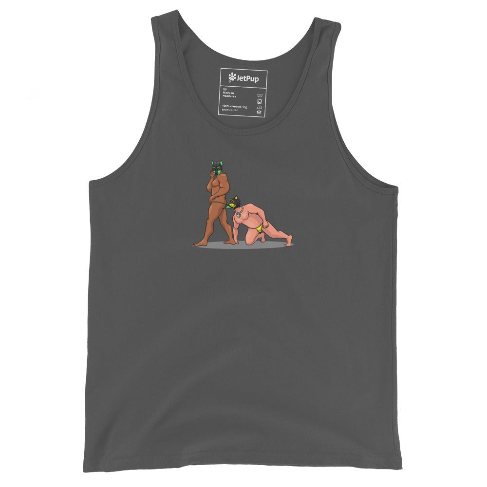 Playful Pups Unisex Tank Top - Multiple Colors - JetPup