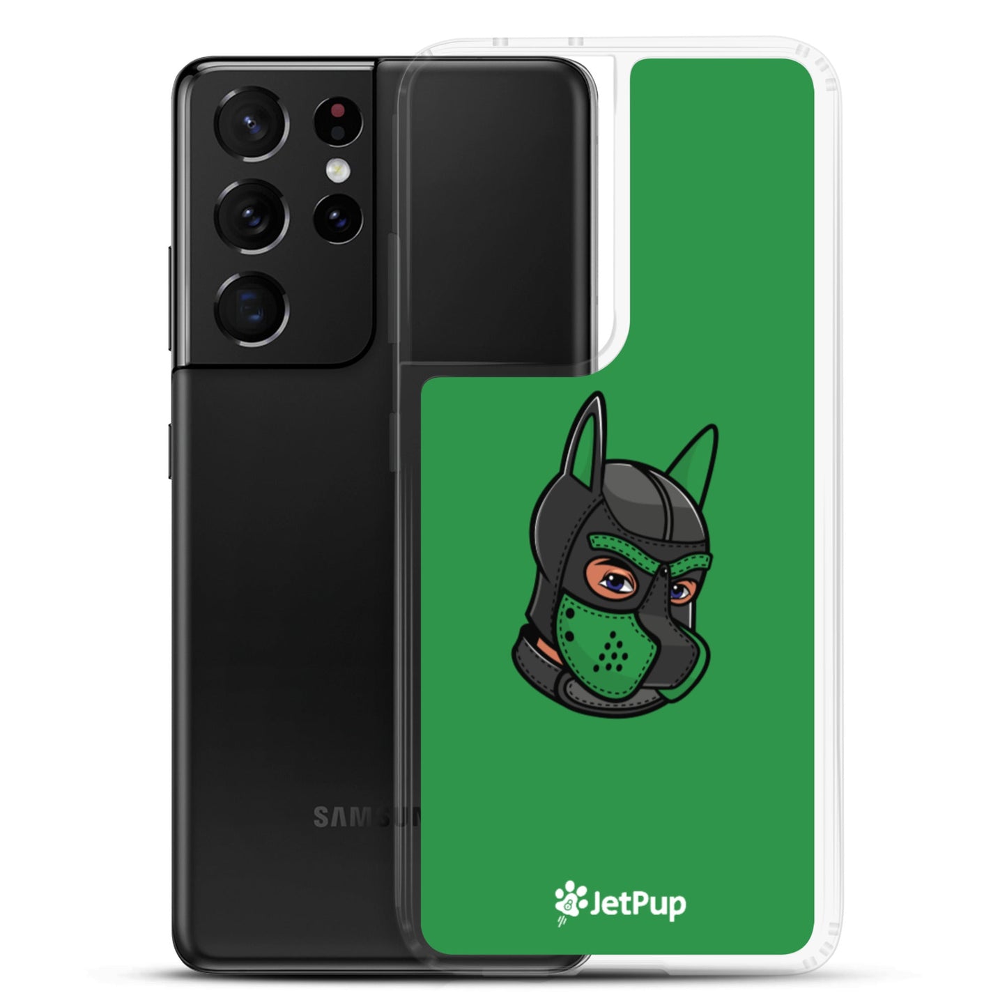 Pup Hood Samsung Case - Green - JetPup