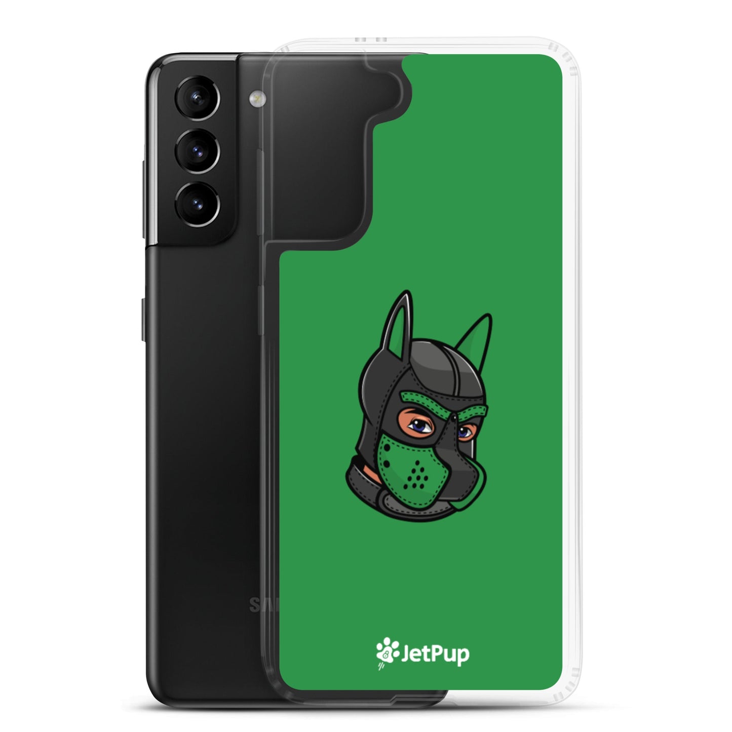 Pup Hood Samsung Case - Green - JetPup