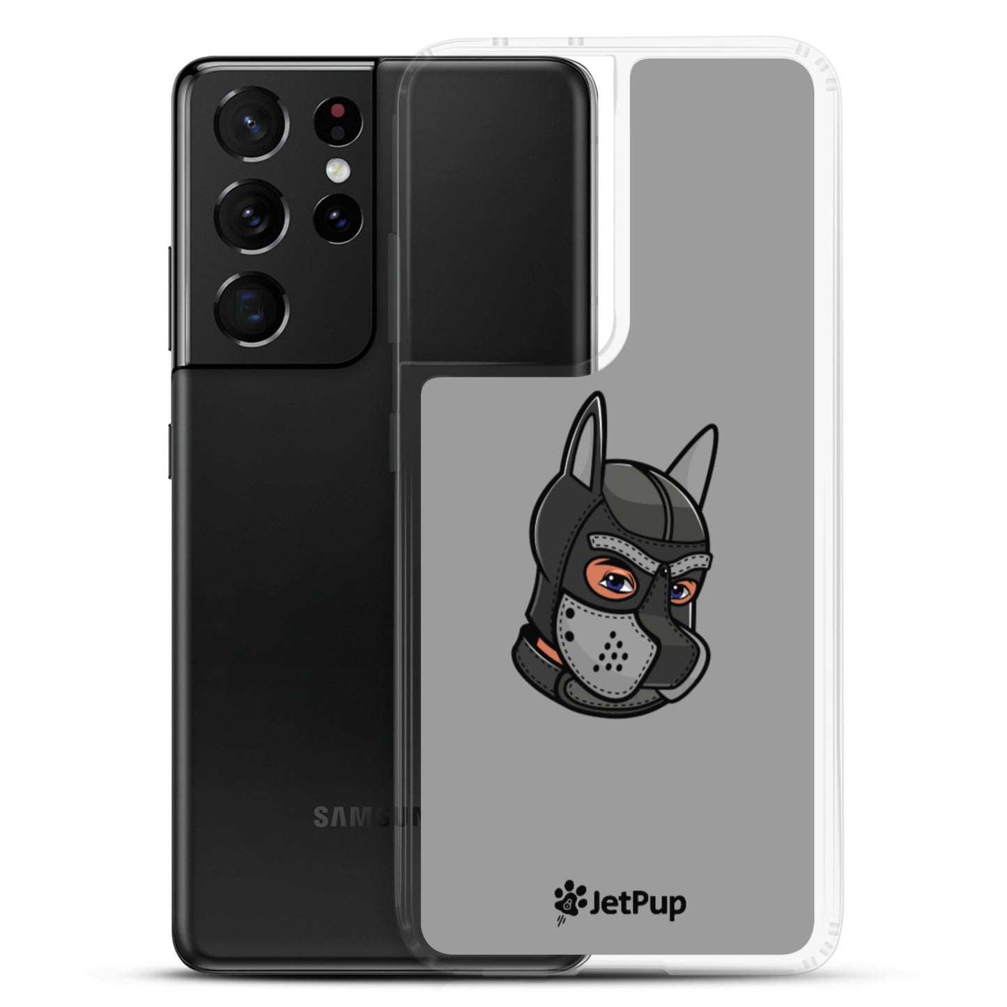 Pup Hood Samsung Case - Grey - JetPup
