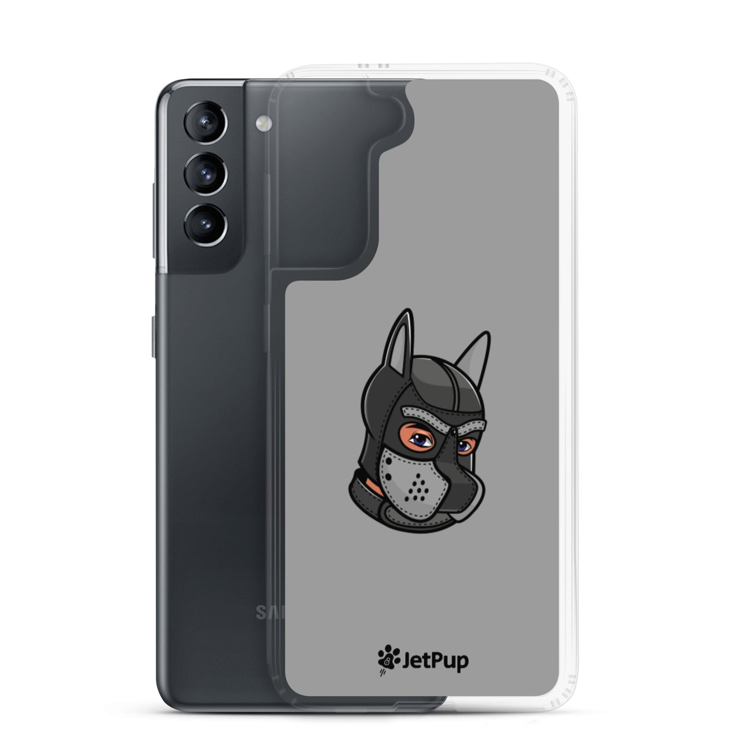Pup Hood Samsung Case - Grey - JetPup