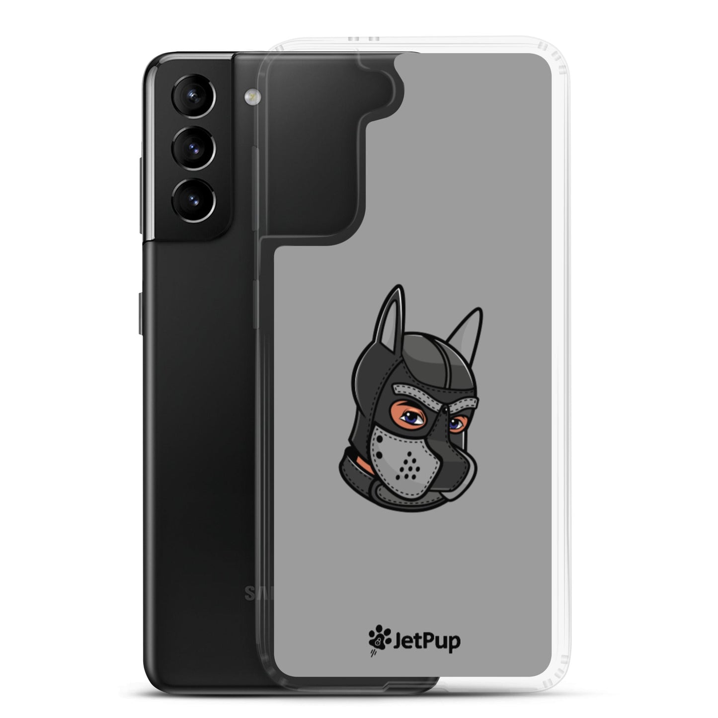 Pup Hood Samsung Case - Grey - JetPup