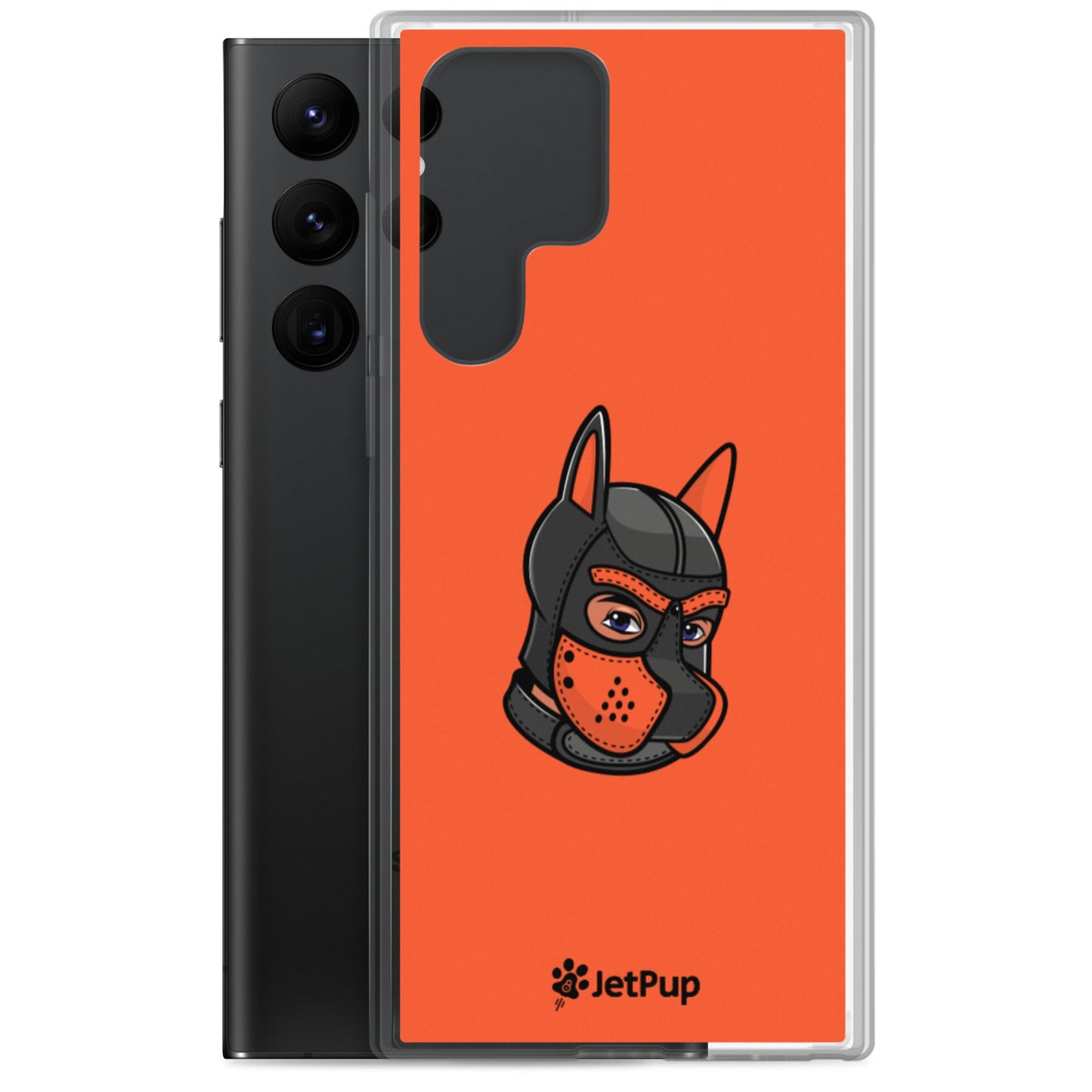 Pup Hood Samsung Case - Orange - JetPup