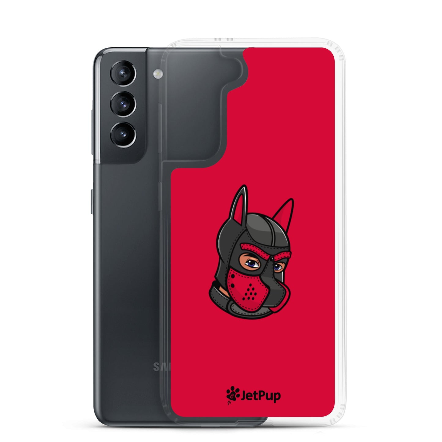 Pup Hood Samsung Case - Red - JetPup