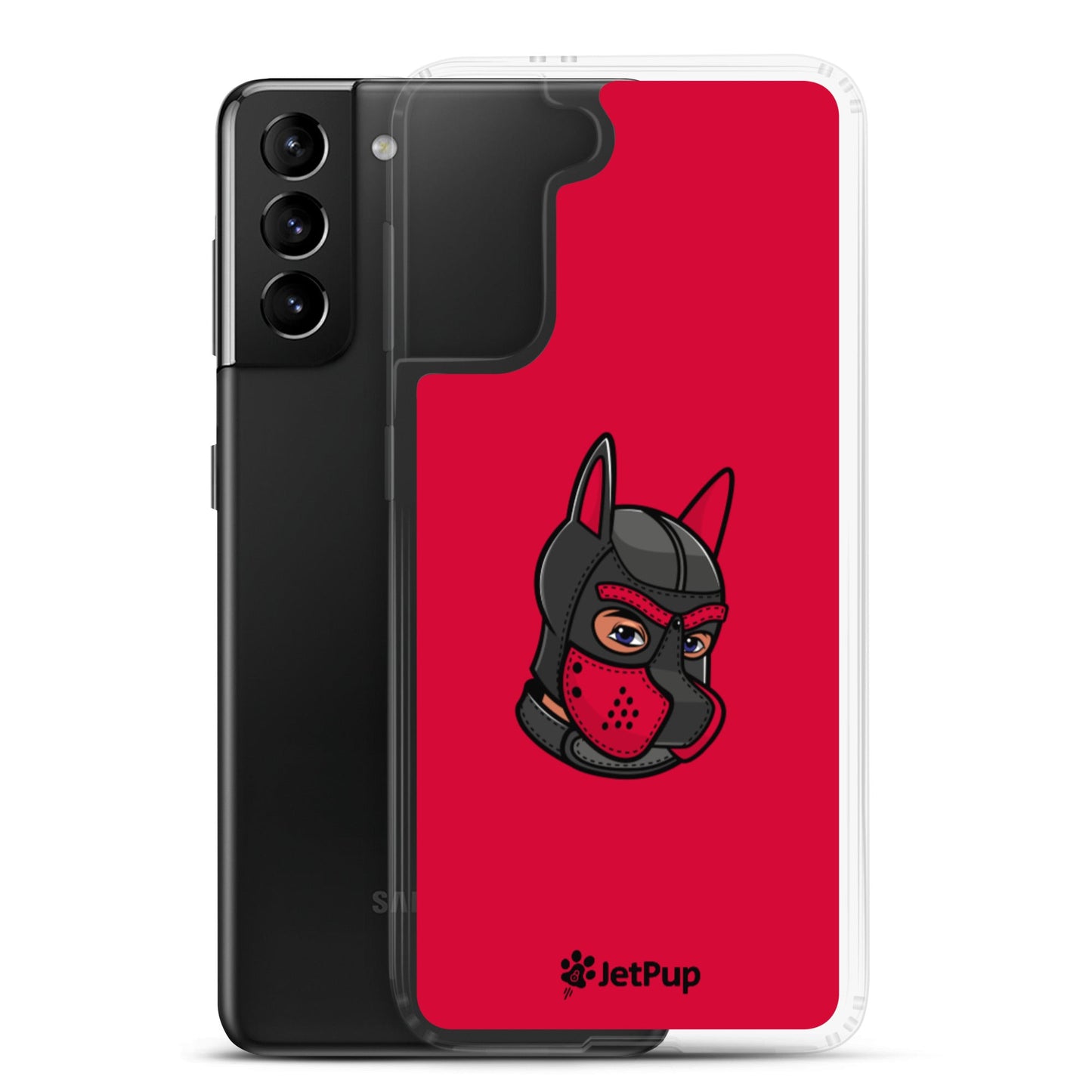 Pup Hood Samsung Case - Red - JetPup