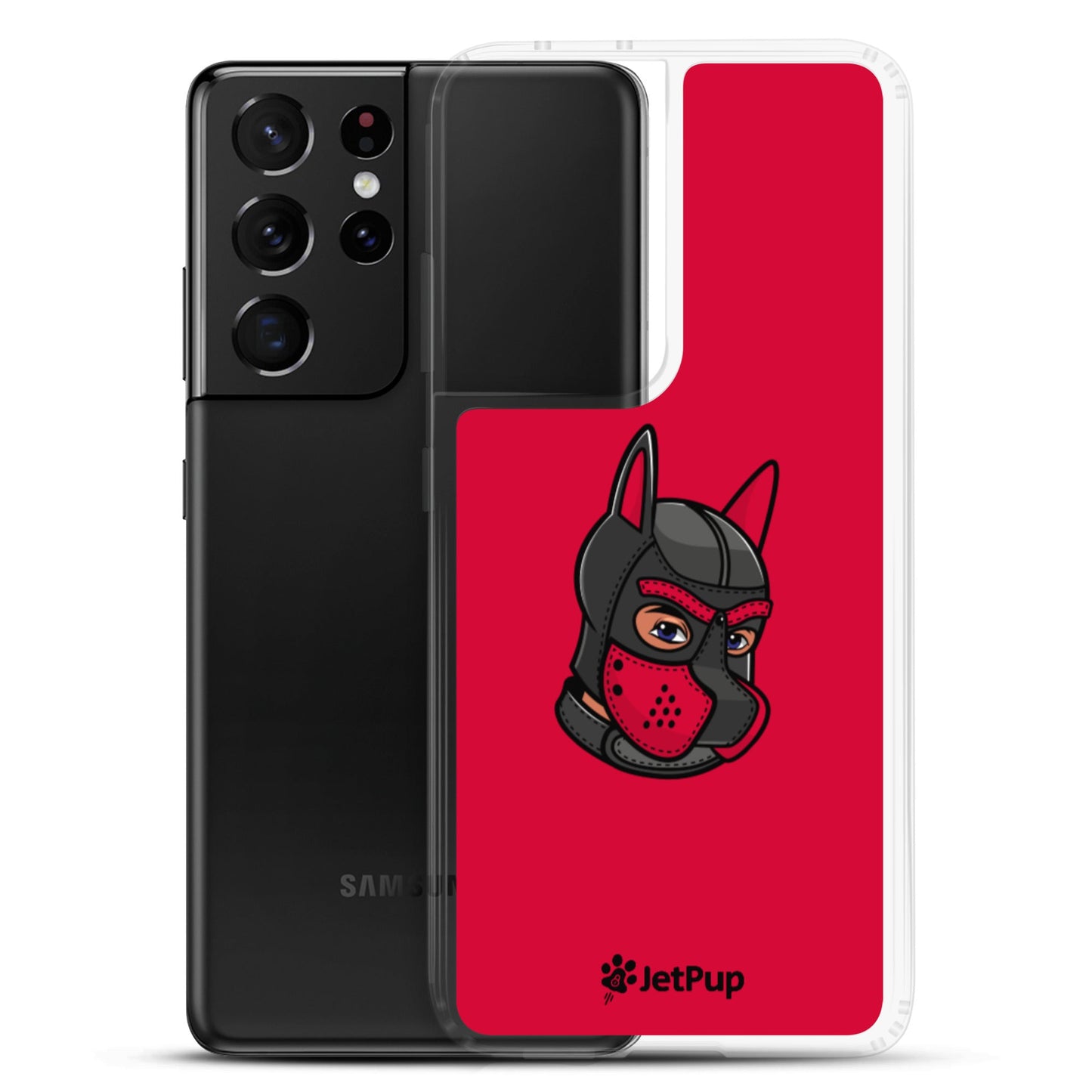 Pup Hood Samsung Case - Red - JetPup