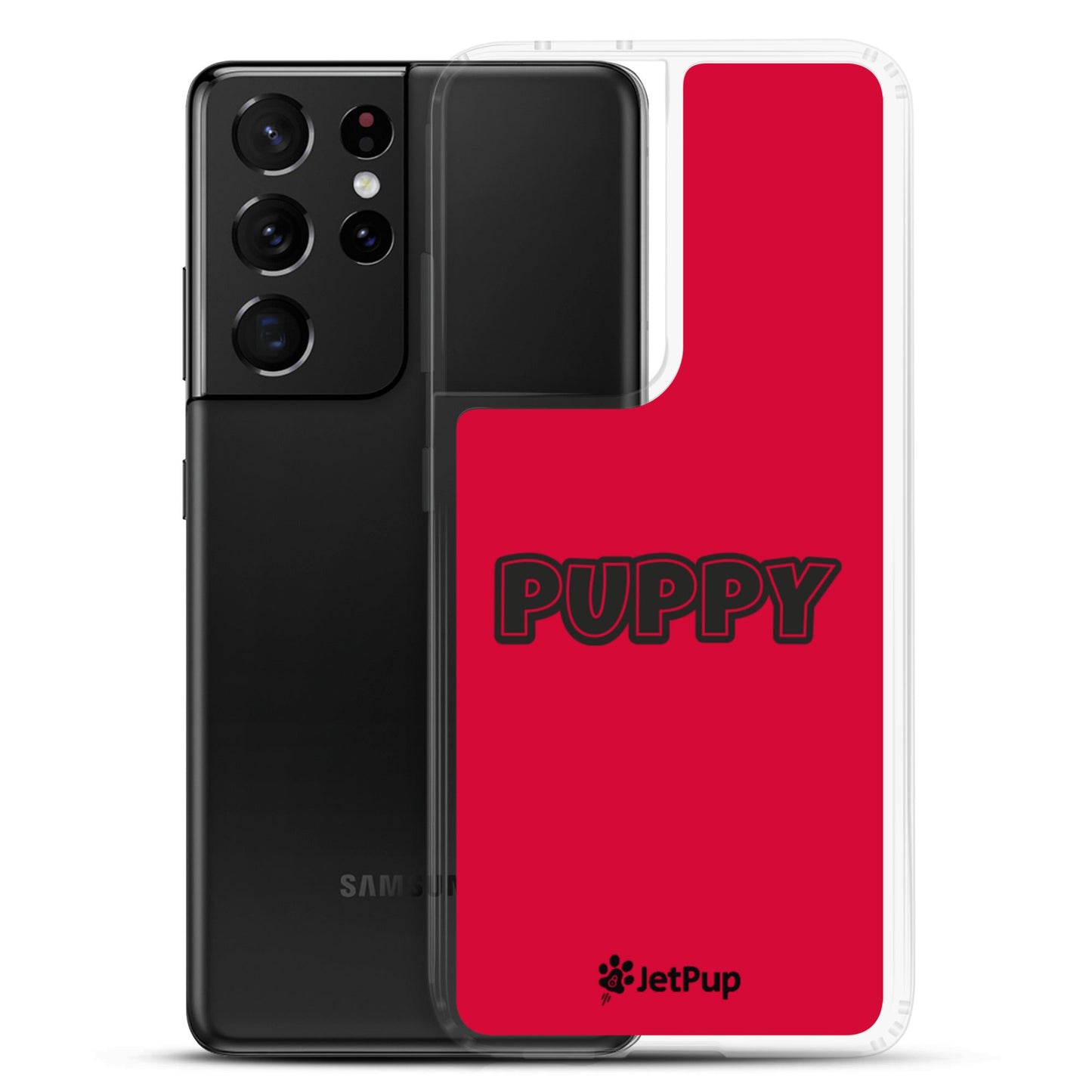 Puppy Samsung Case - Red - JetPup