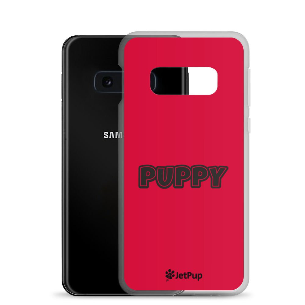 Puppy Samsung Case - Red - JetPup