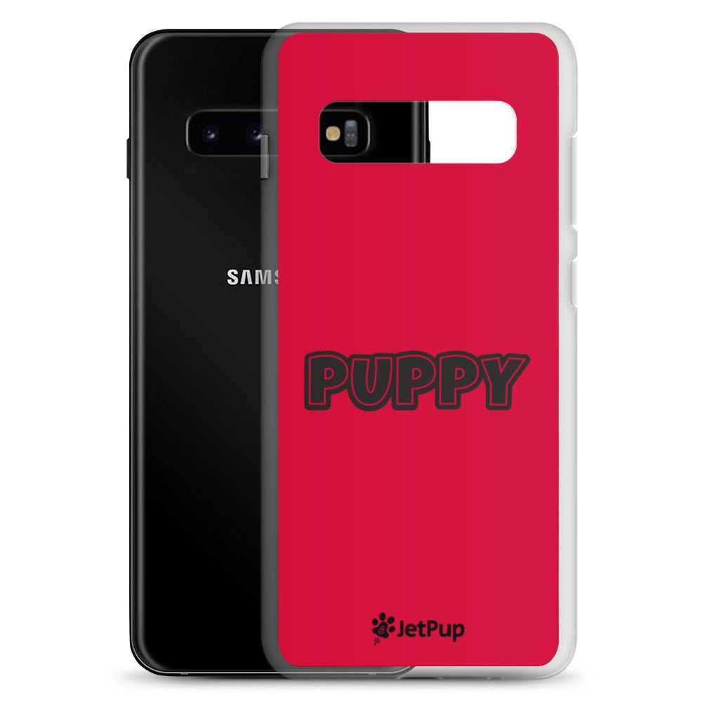 Puppy Samsung Case - Red - JetPup