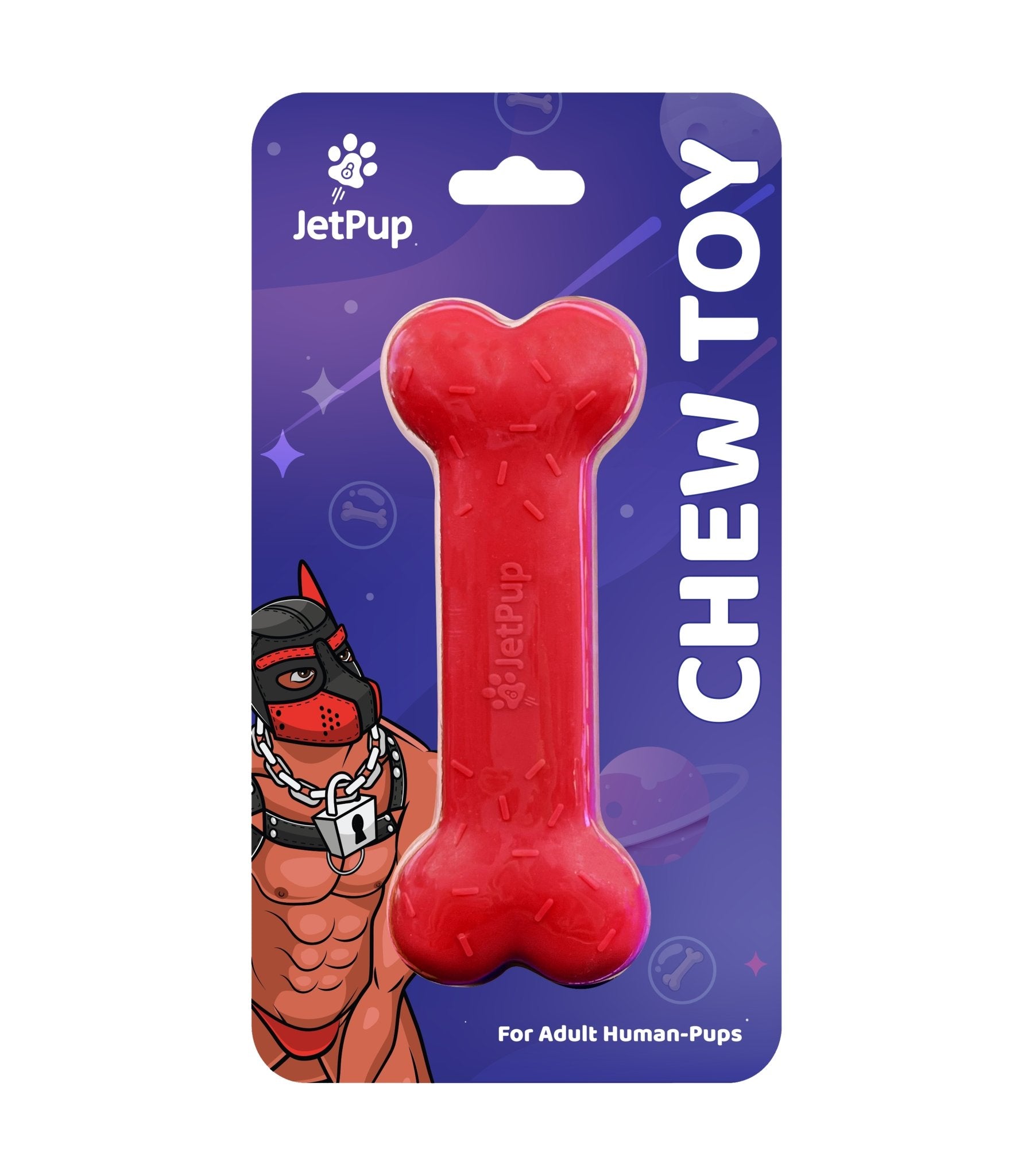Human Pup Play | Chew Toy - Red Bone | JetPup JP LLC Human Pup Play | Chew Toy - Red Bone | JetPup JP LLC