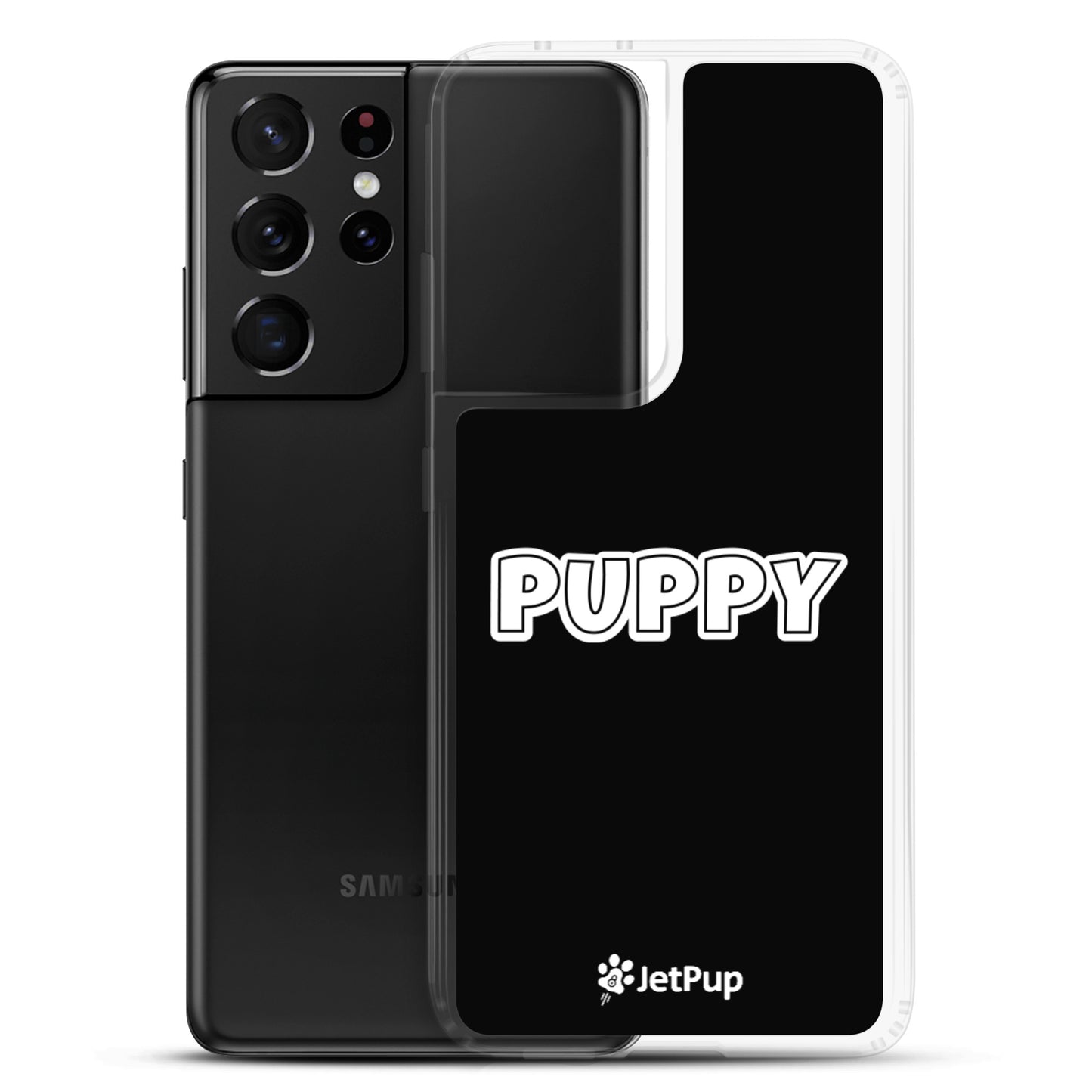 Puppy Samsung Case - Black