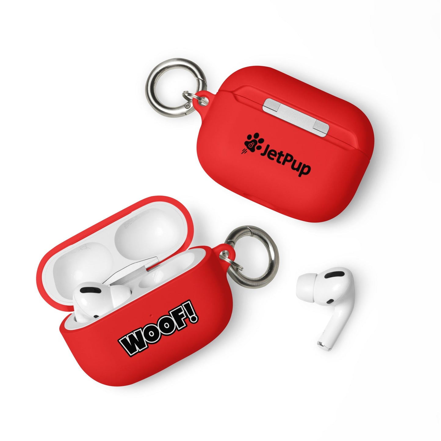 Woof AirPods Case - Red - JetPup