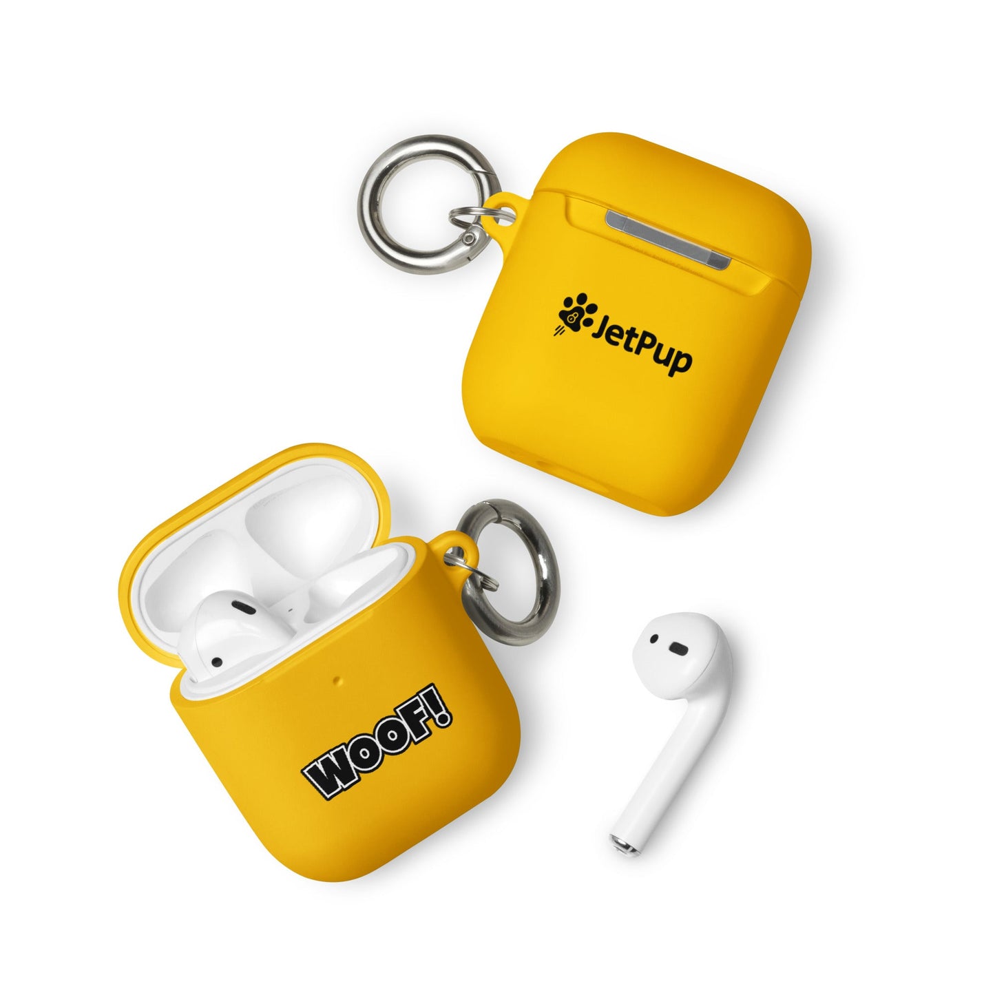 Woof AirPods Case - Yellow - JetPup