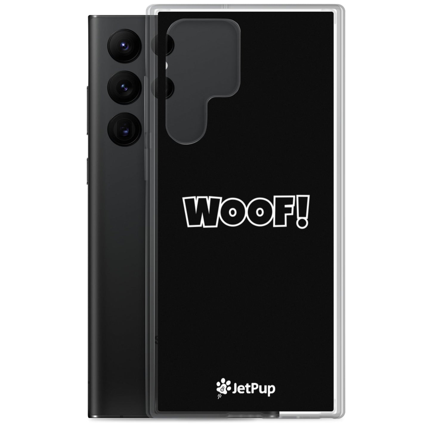 Woof Samsung Case - Black - JetPup
