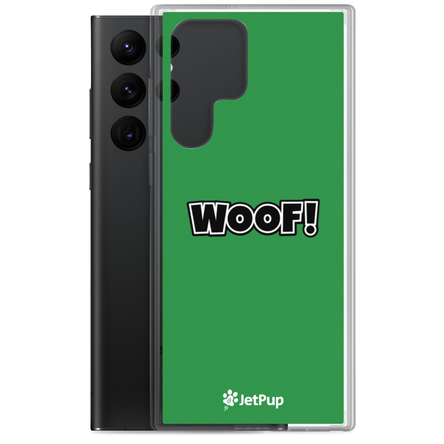 Woof Samsung Case - Green - JetPup