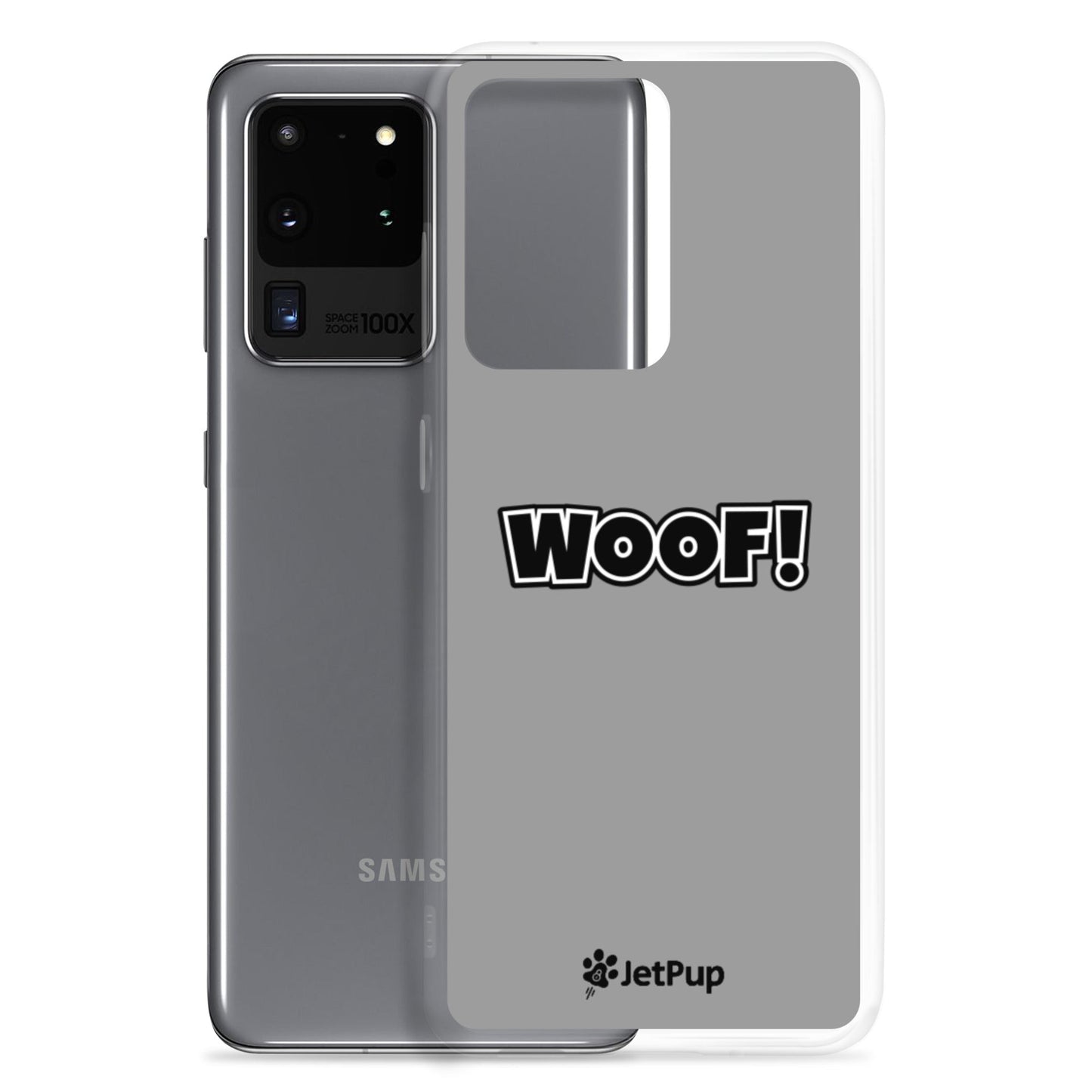 Woof Samsung Case - Grey - JetPup