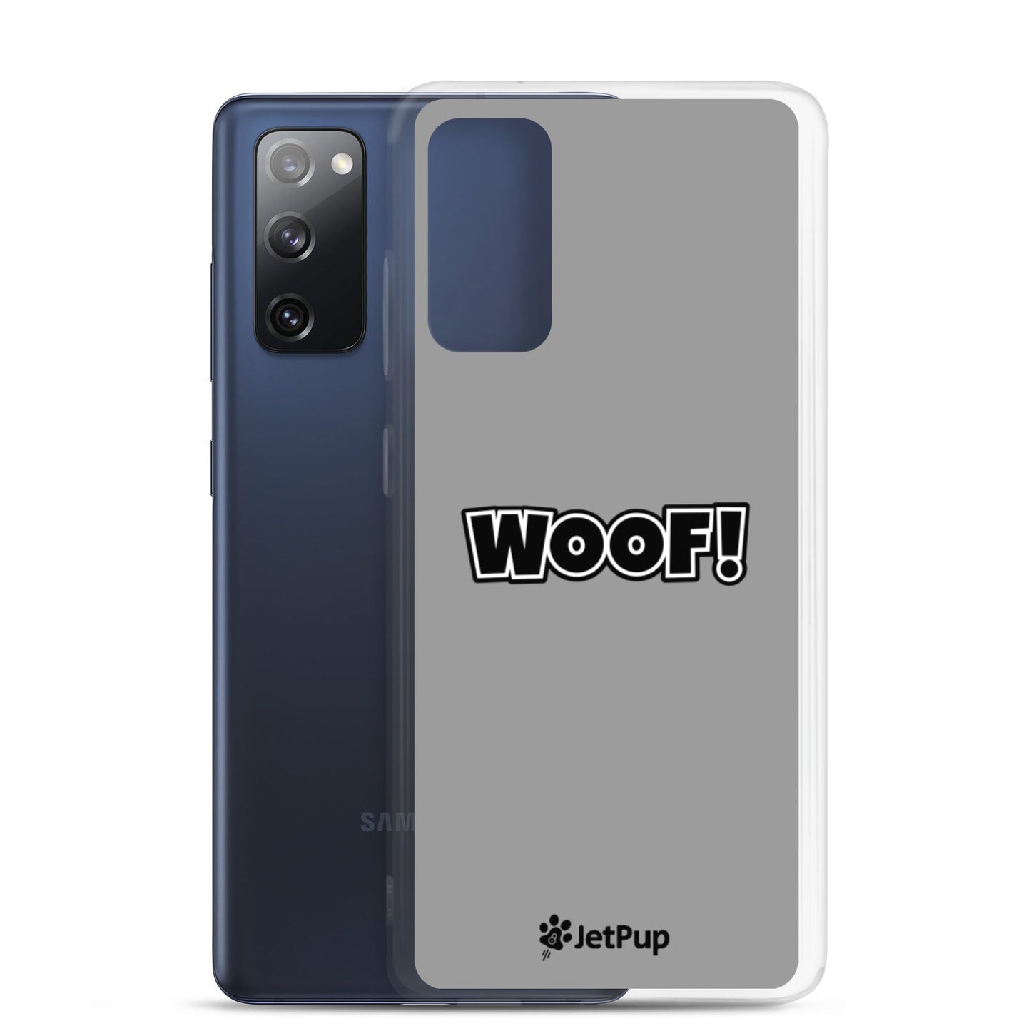 Woof Samsung Case - Grey - JetPup