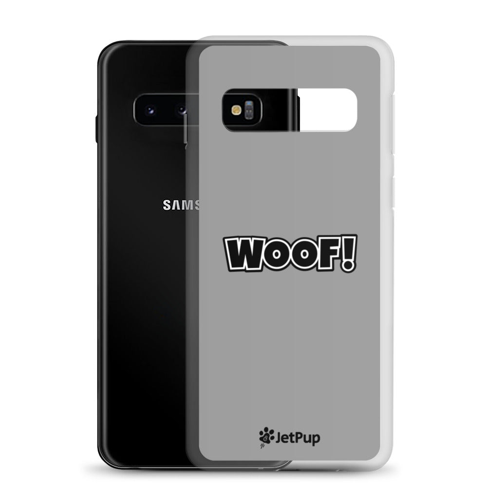 Woof Samsung Case - Grey - JetPup