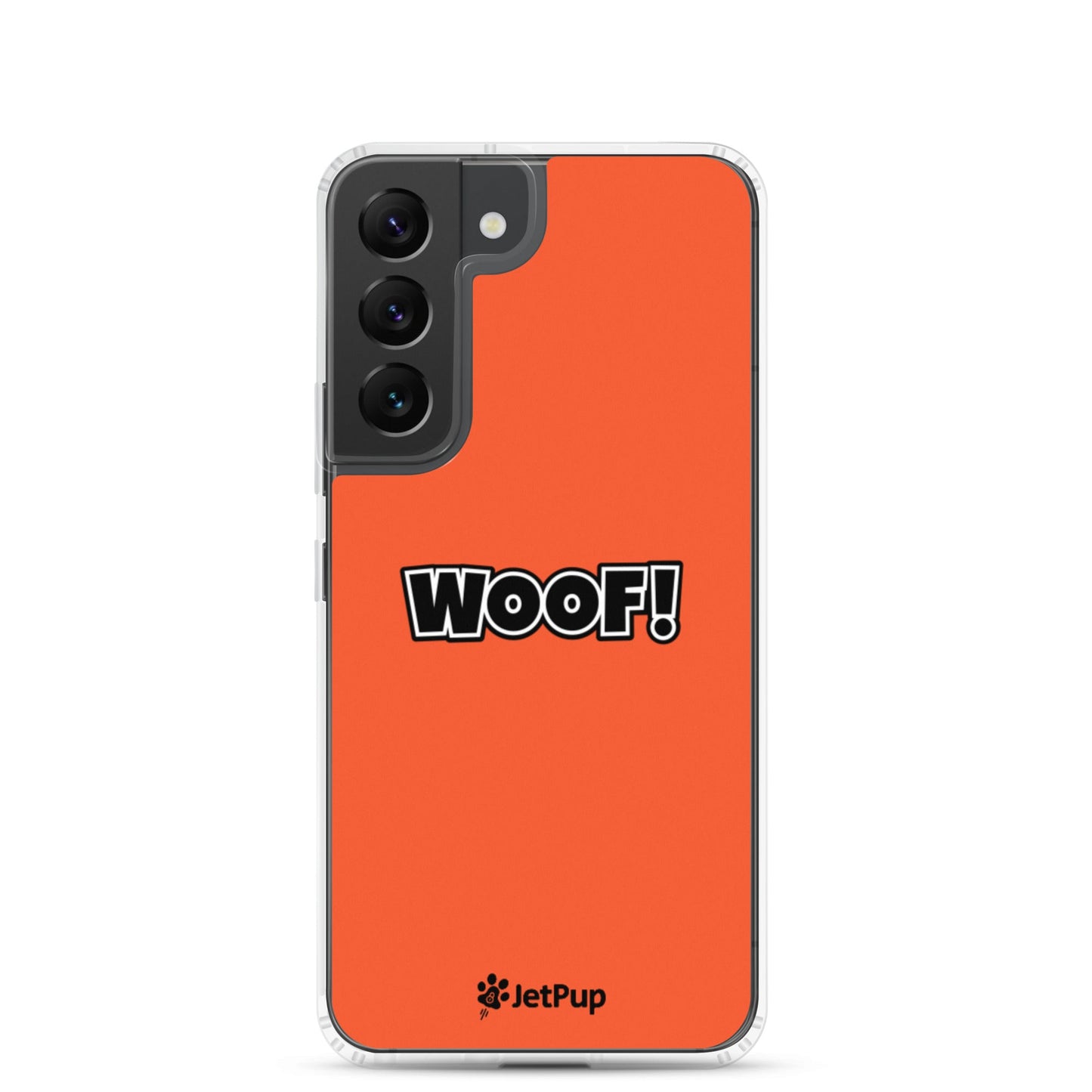 Woof Samsung Case - Orange - JetPup