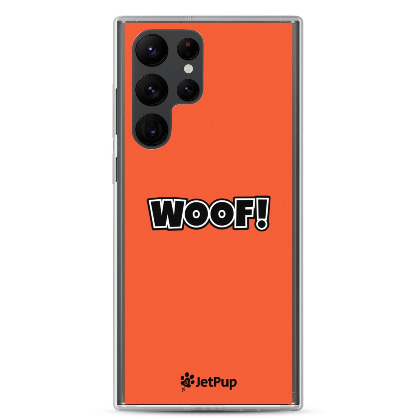 Woof Samsung Case - Orange - JetPup