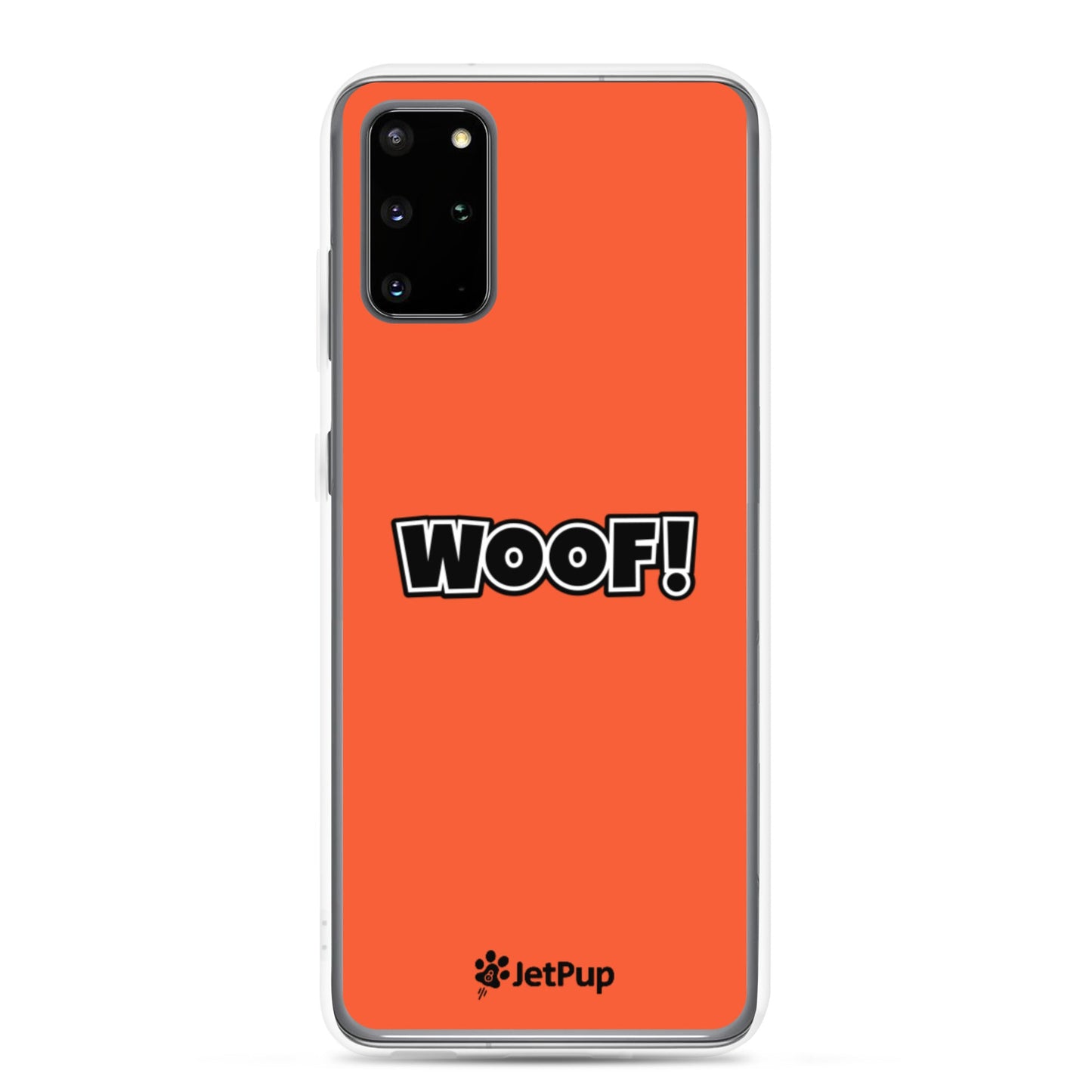 Woof Samsung Case - Orange - JetPup