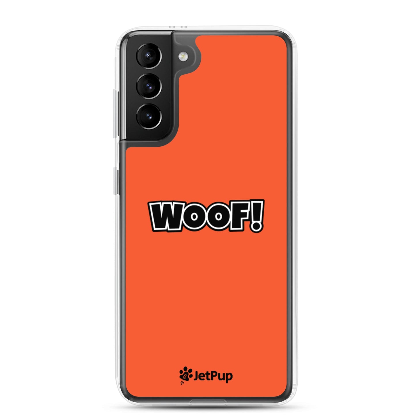 Woof Samsung Case - Orange - JetPup