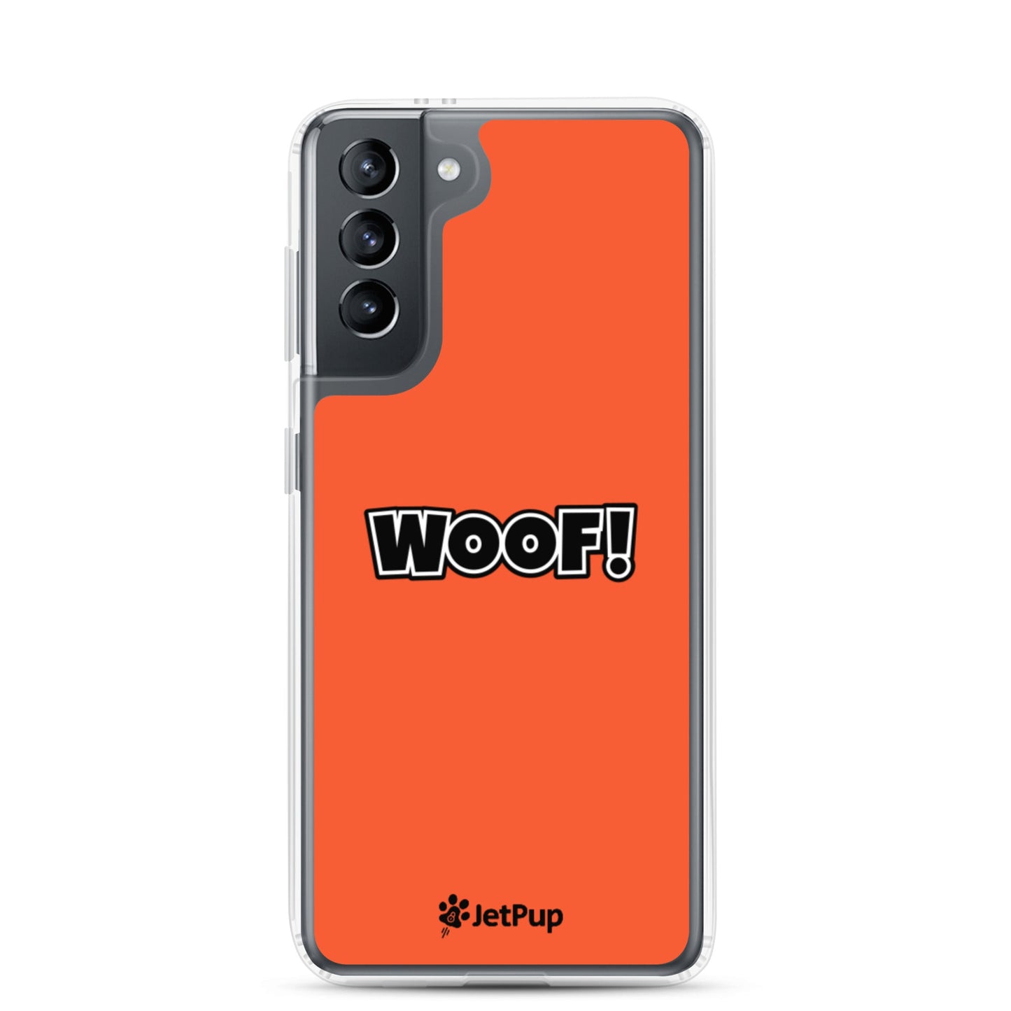Woof Samsung Case - Orange - JetPup