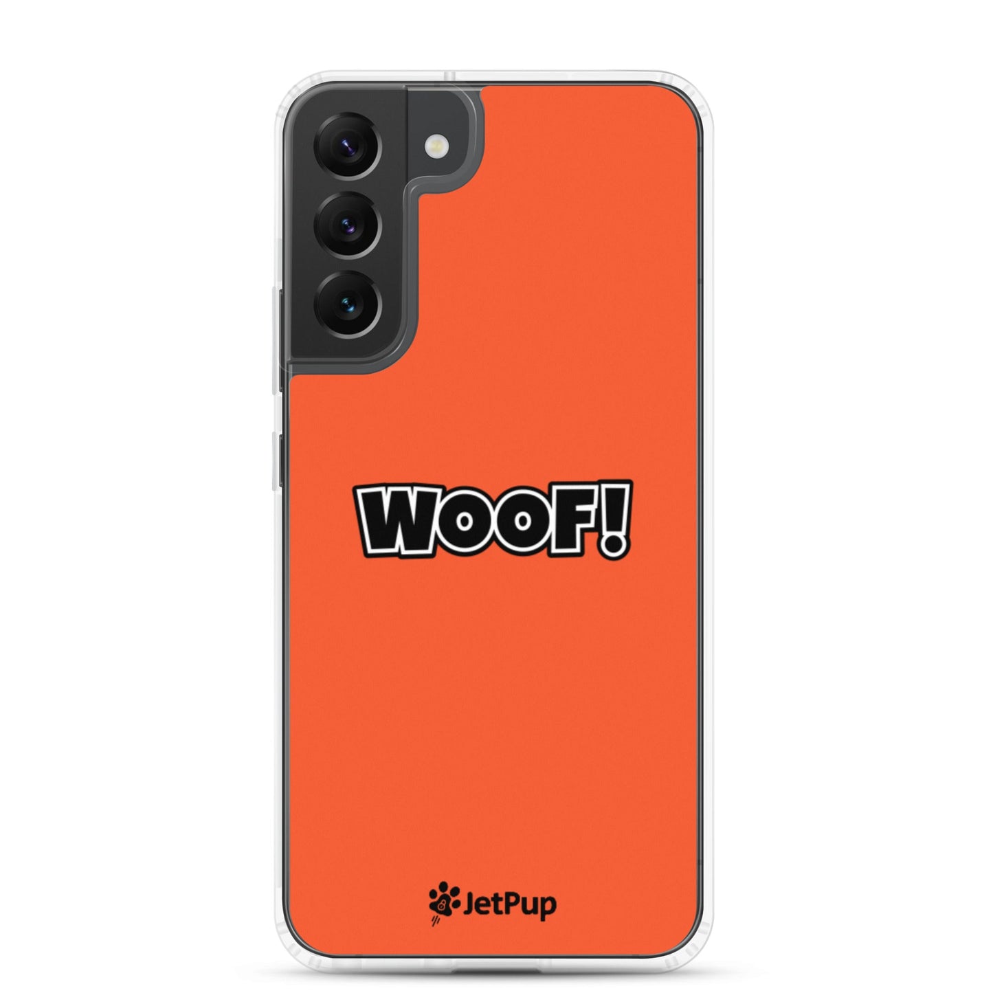 Woof Samsung Case - Orange - JetPup