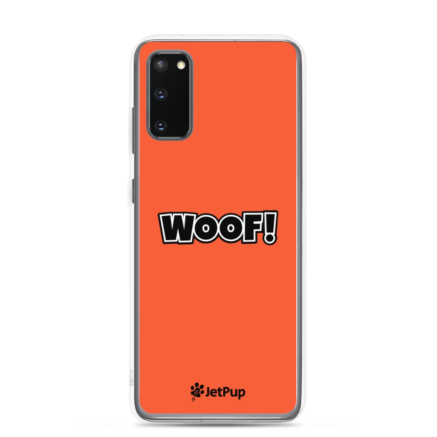 Woof Samsung Case - Orange - JetPup