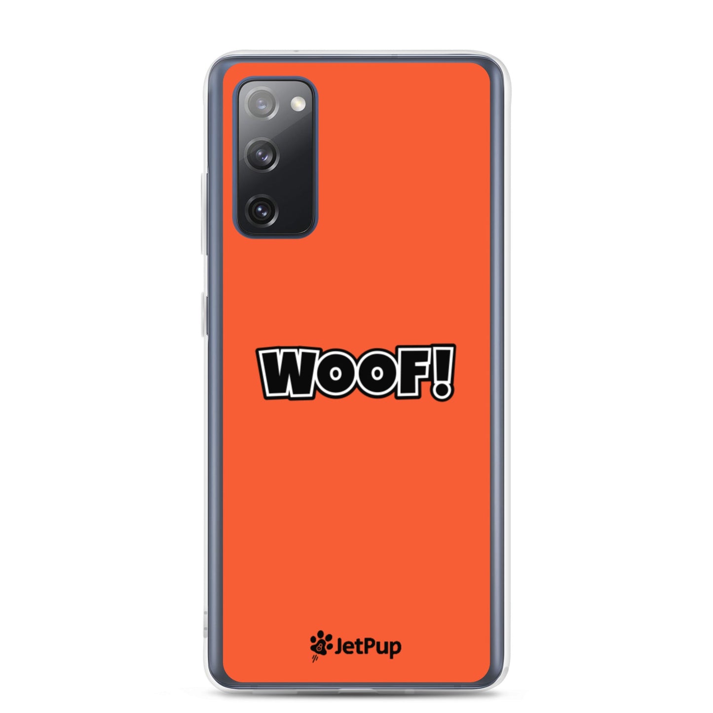 Woof Samsung Case - Orange - JetPup