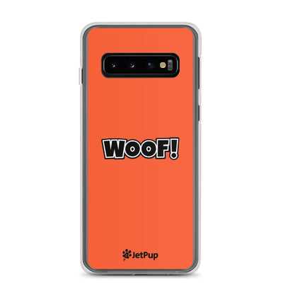 Woof Samsung Case - Orange - JetPup