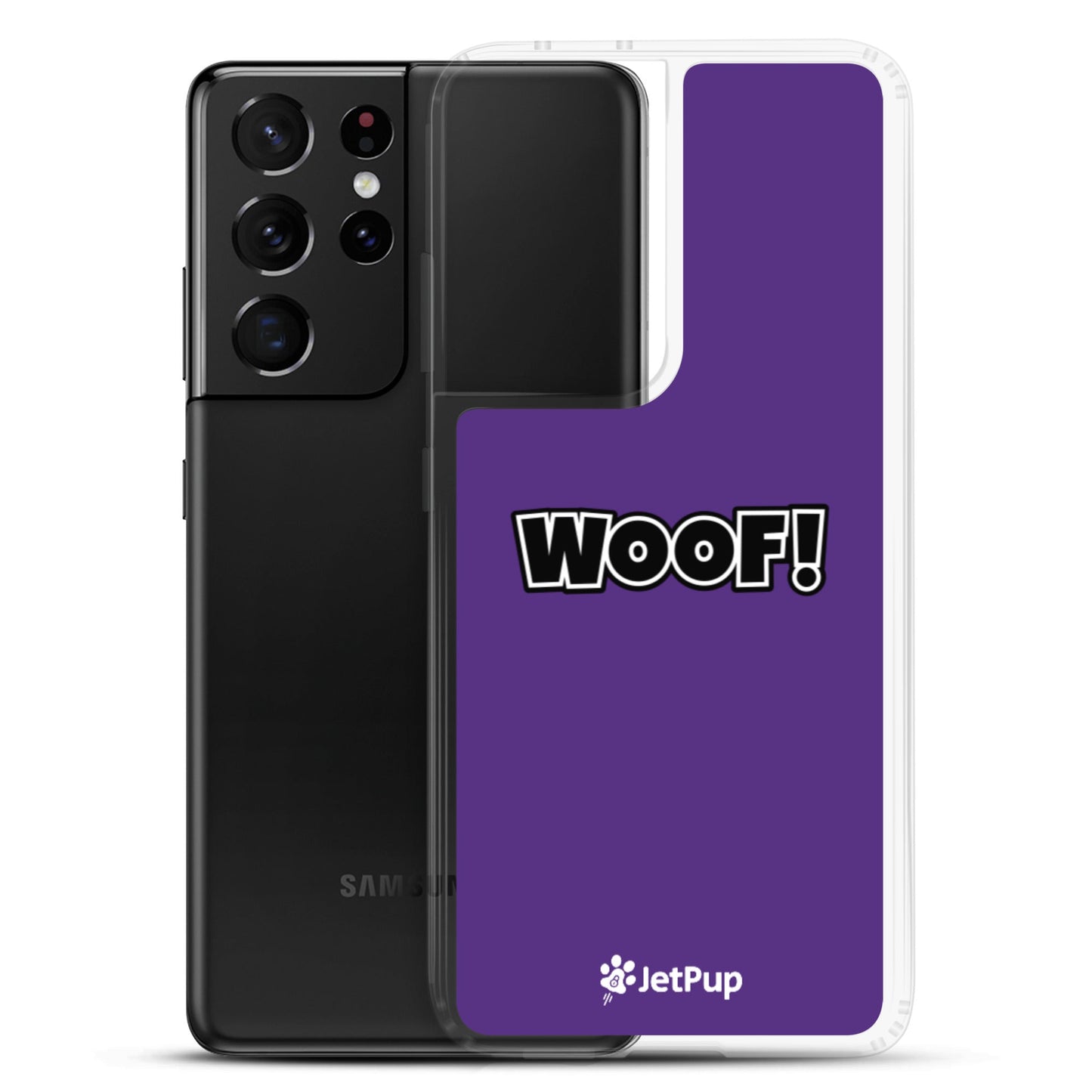 Woof Samsung Case - Purple - JetPup