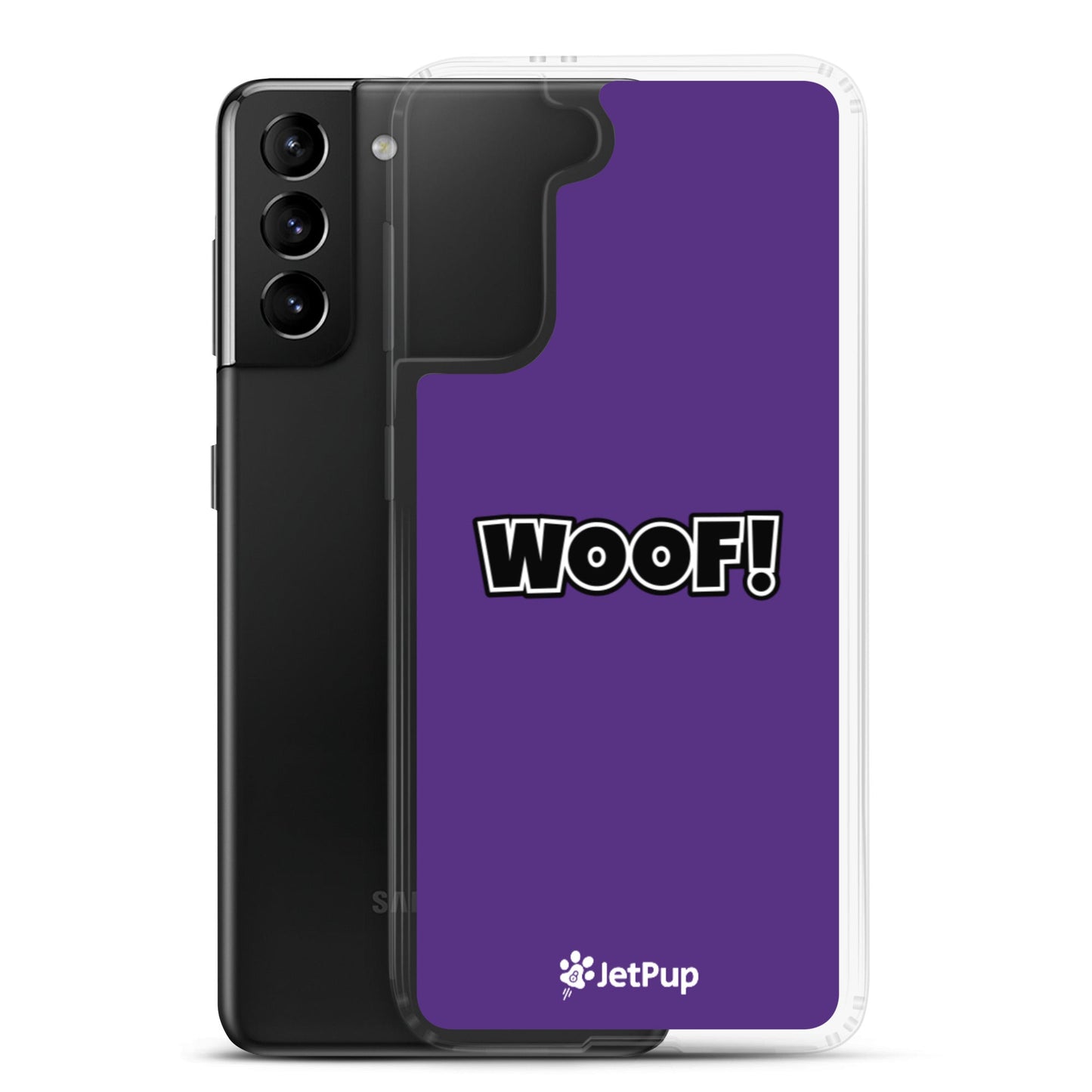 Woof Samsung Case - Purple - JetPup
