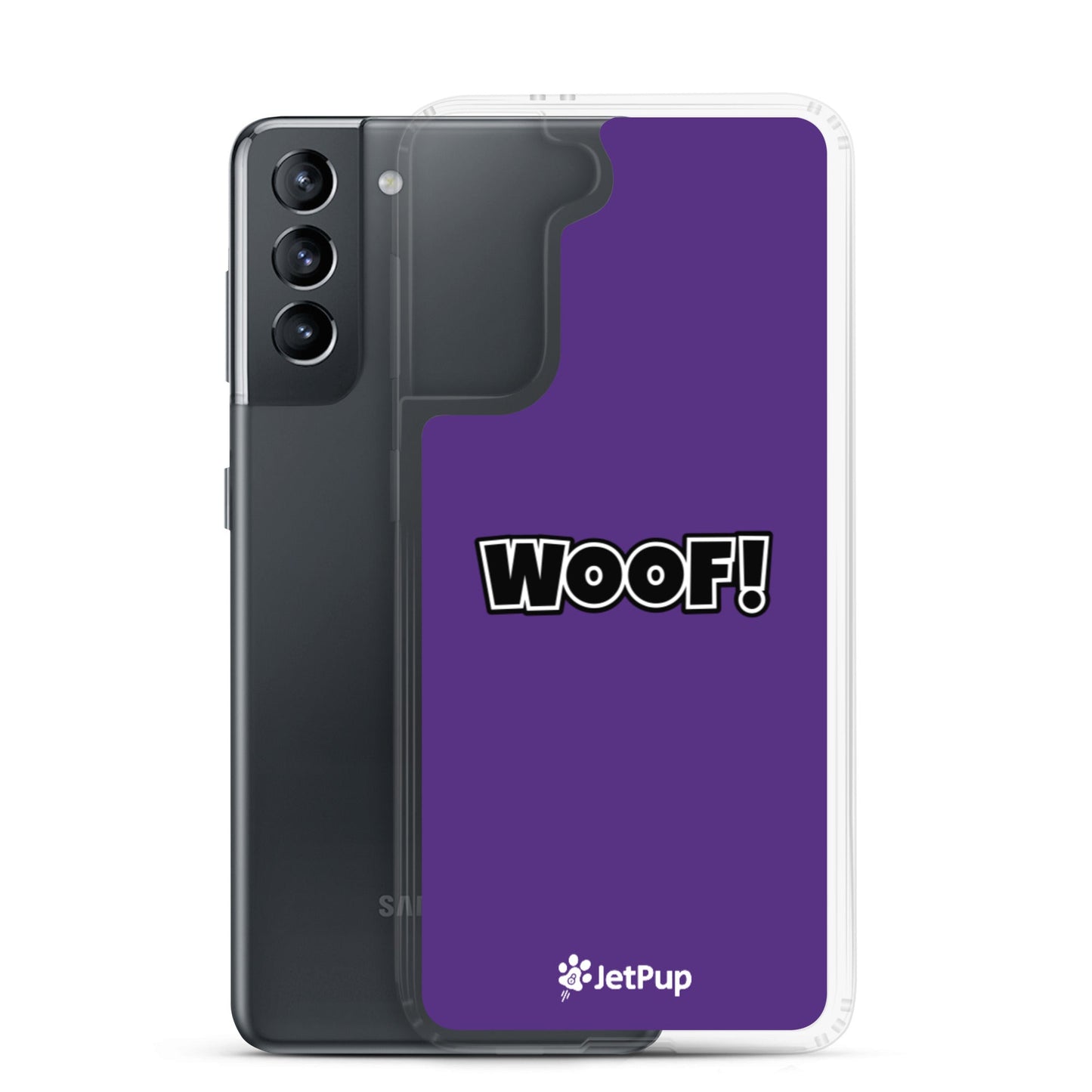Woof Samsung Case - Purple - JetPup