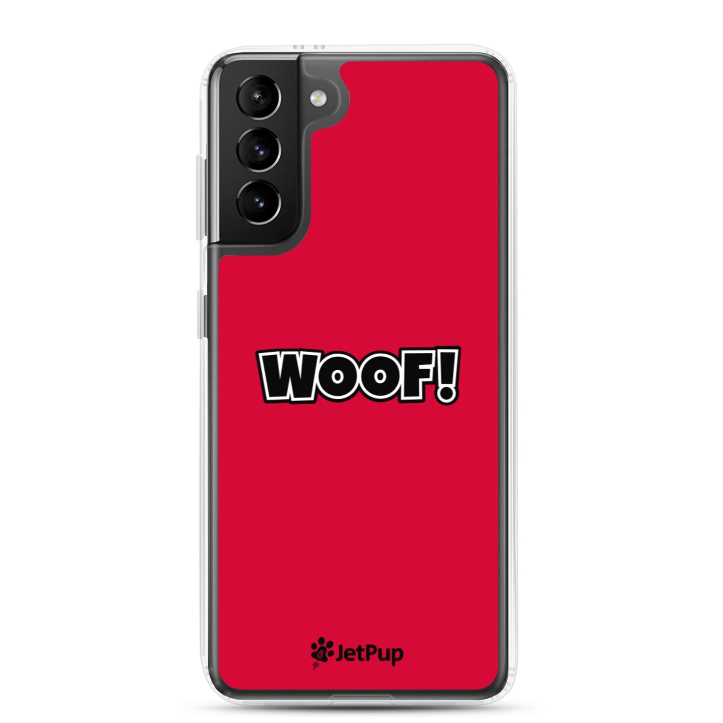 Woof Samsung Case - Red - JetPup