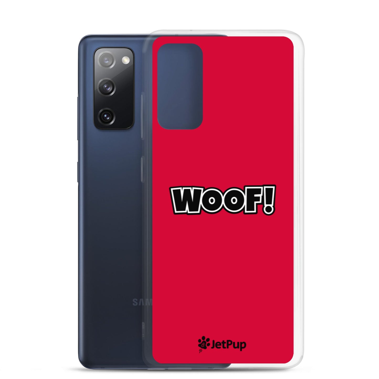 Woof Samsung Case - Red - JetPup