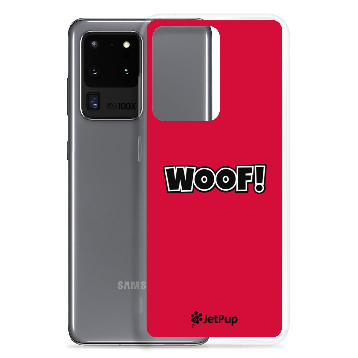 Woof Samsung Case - Red - JetPup