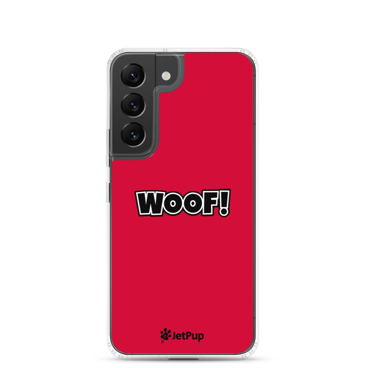 Woof Samsung Case - Red - JetPup