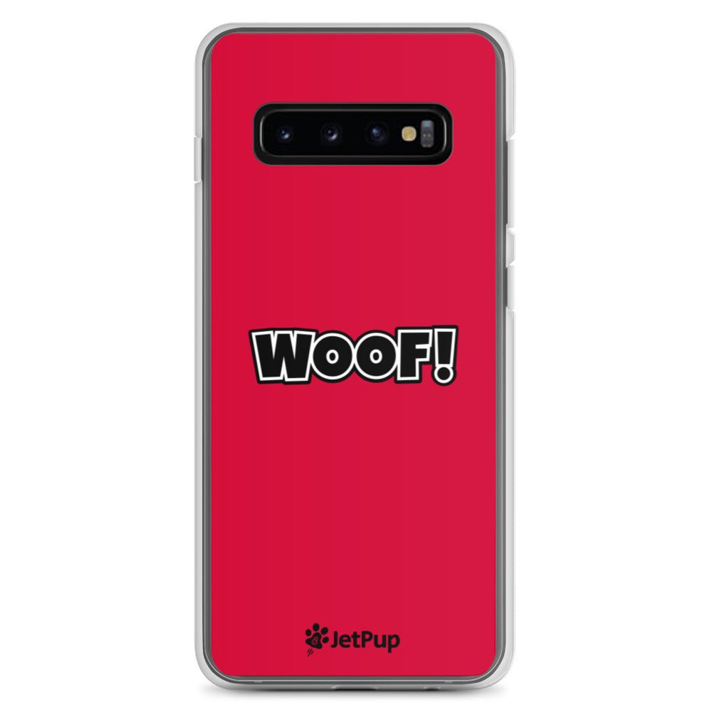 Woof Samsung Case - Red - JetPup
