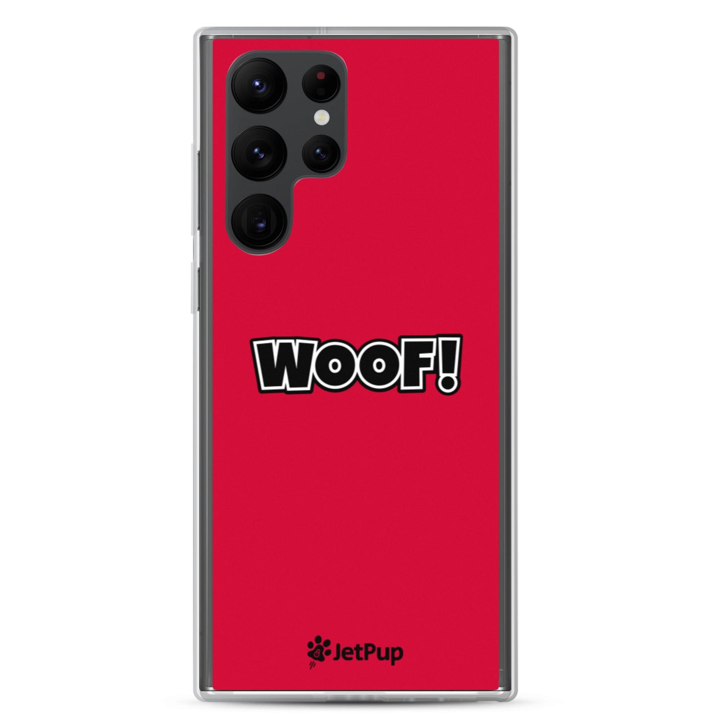 Woof Samsung Case - Red - JetPup