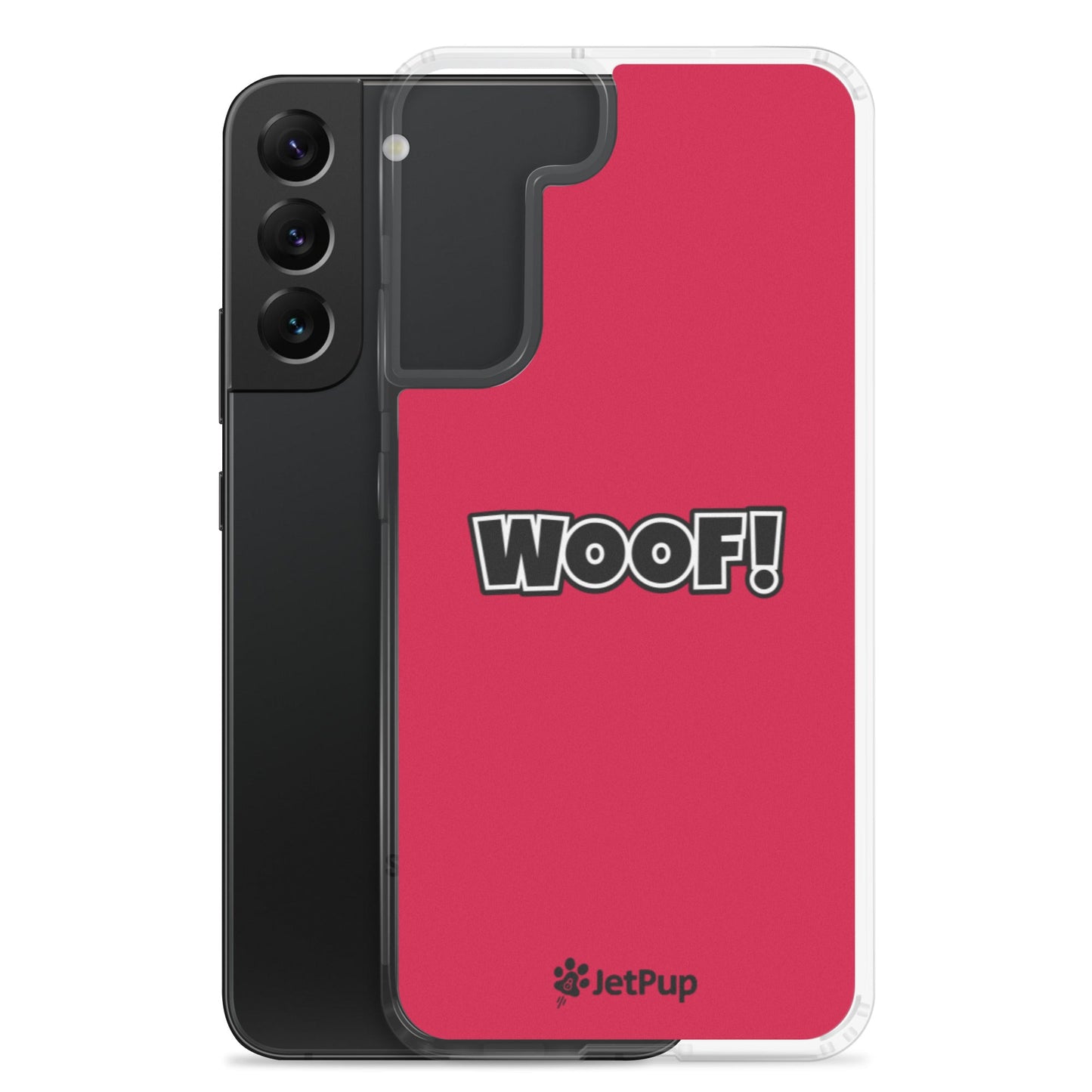 Woof Samsung Case - Red - JetPup