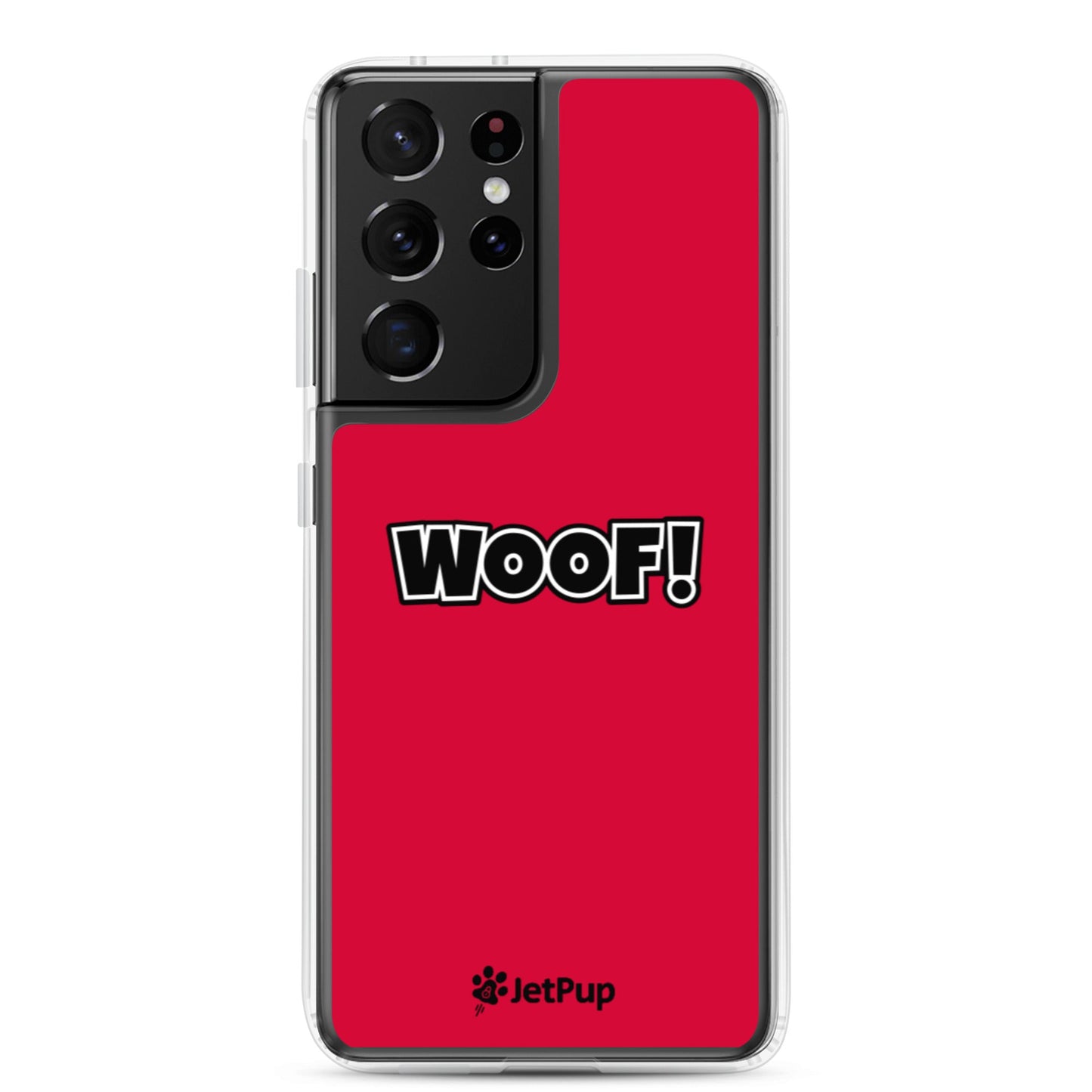 Woof Samsung Case - Red - JetPup