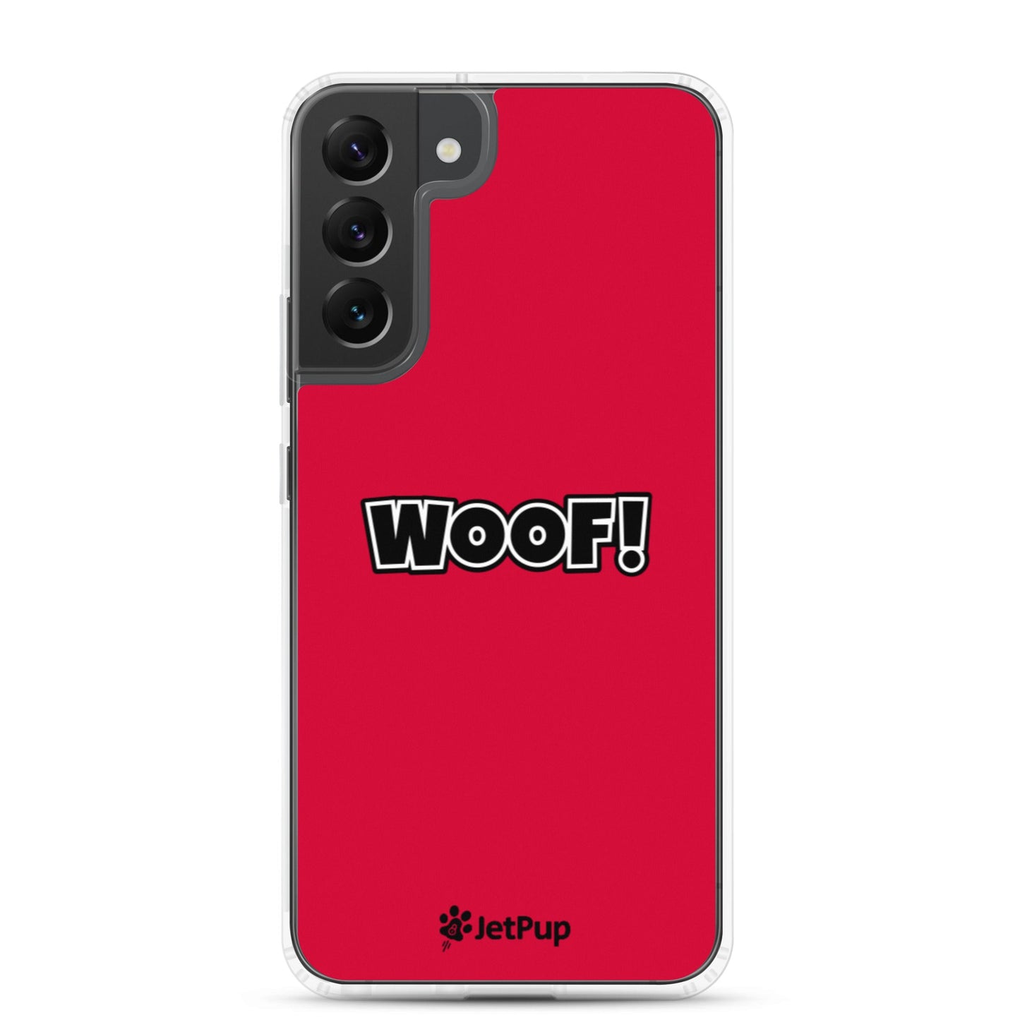 Woof Samsung Case - Red - JetPup