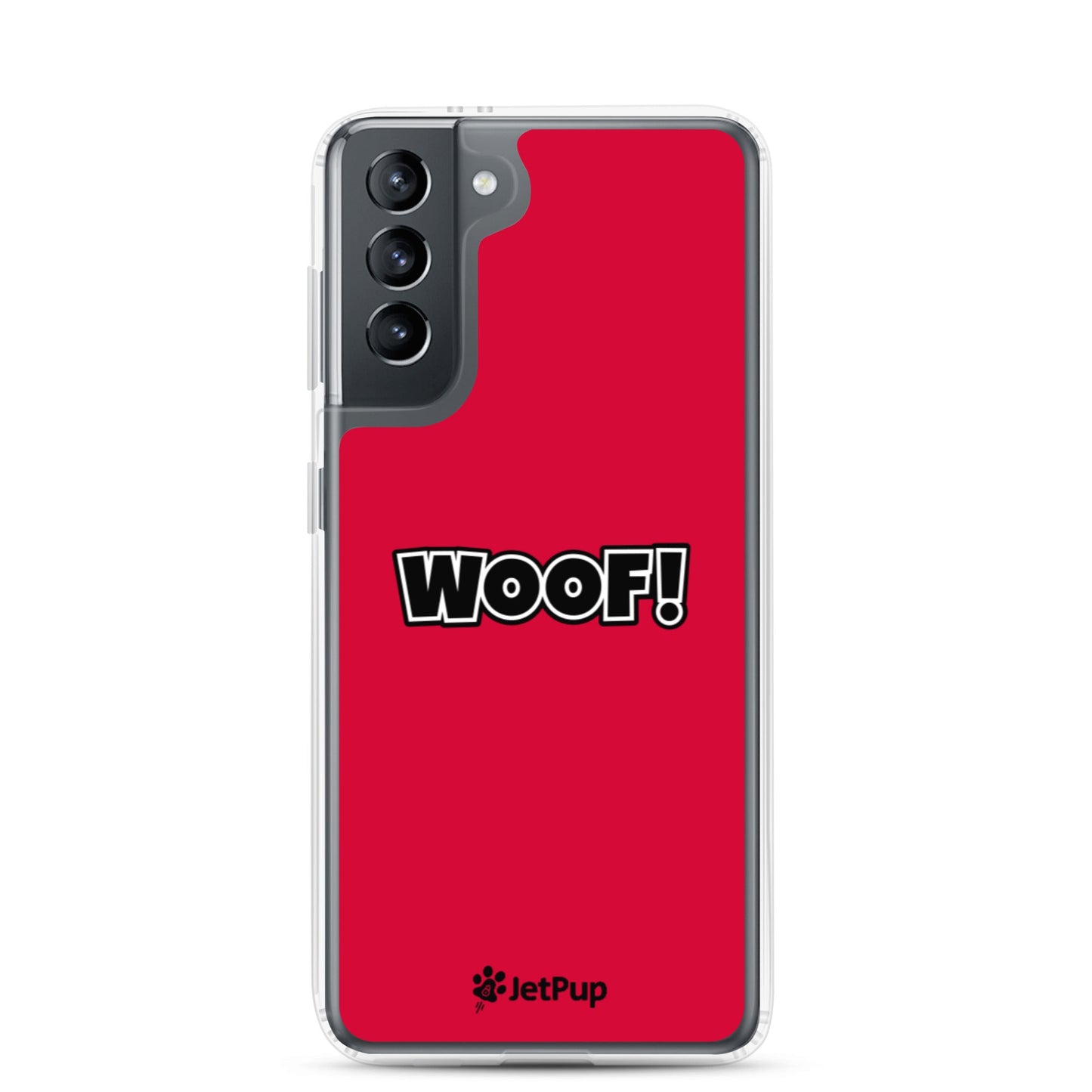 Woof Samsung Case - Red - JetPup