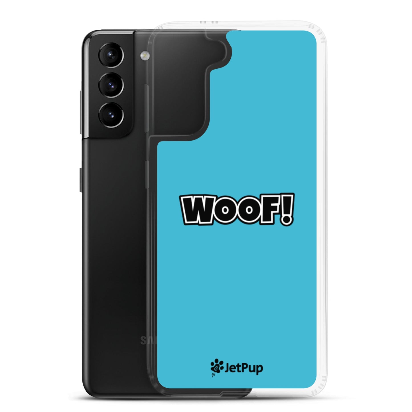 Woof Samsung Case - Sky Blue - JetPup