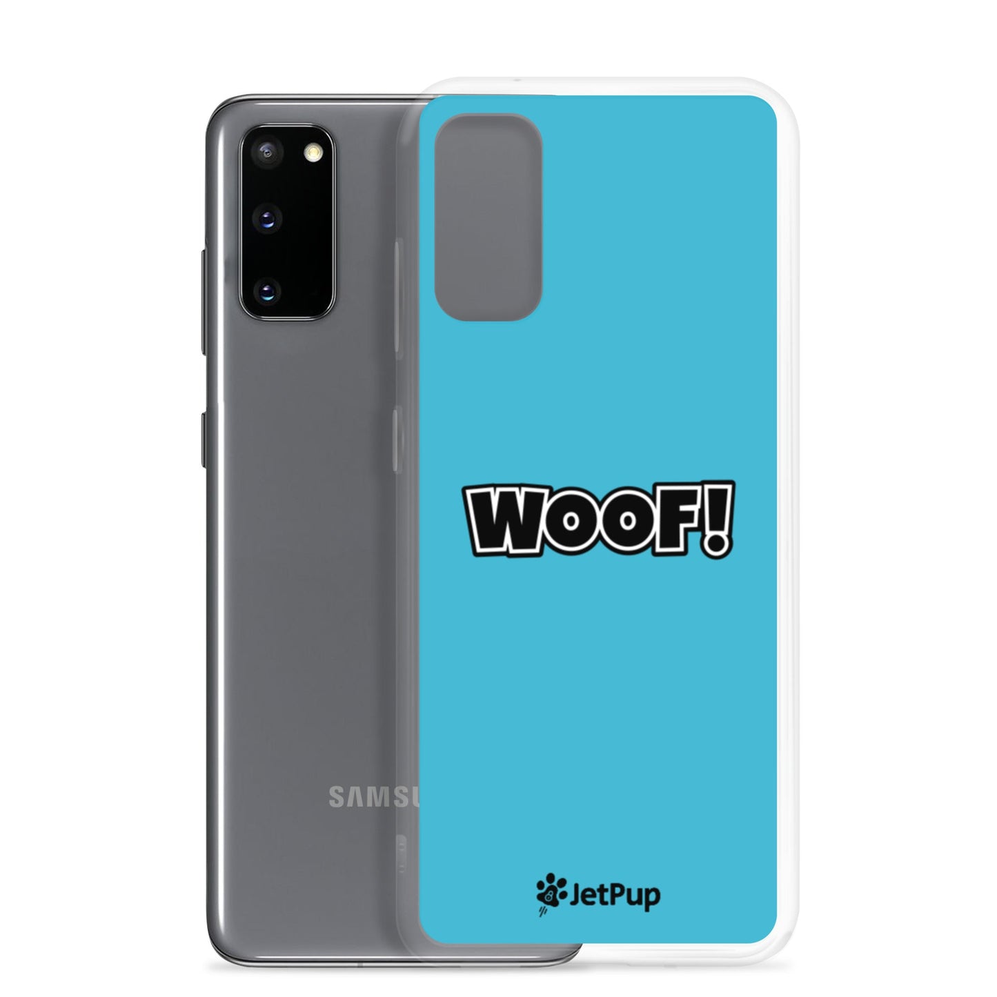 Woof Samsung Case - Sky Blue - JetPup
