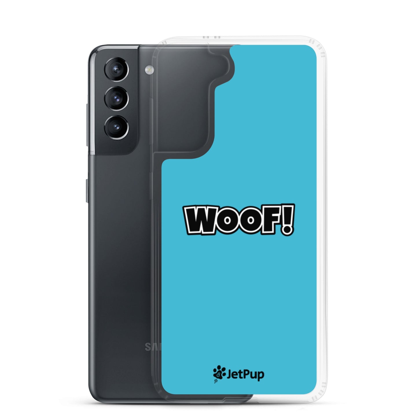 Woof Samsung Case - Sky Blue - JetPup