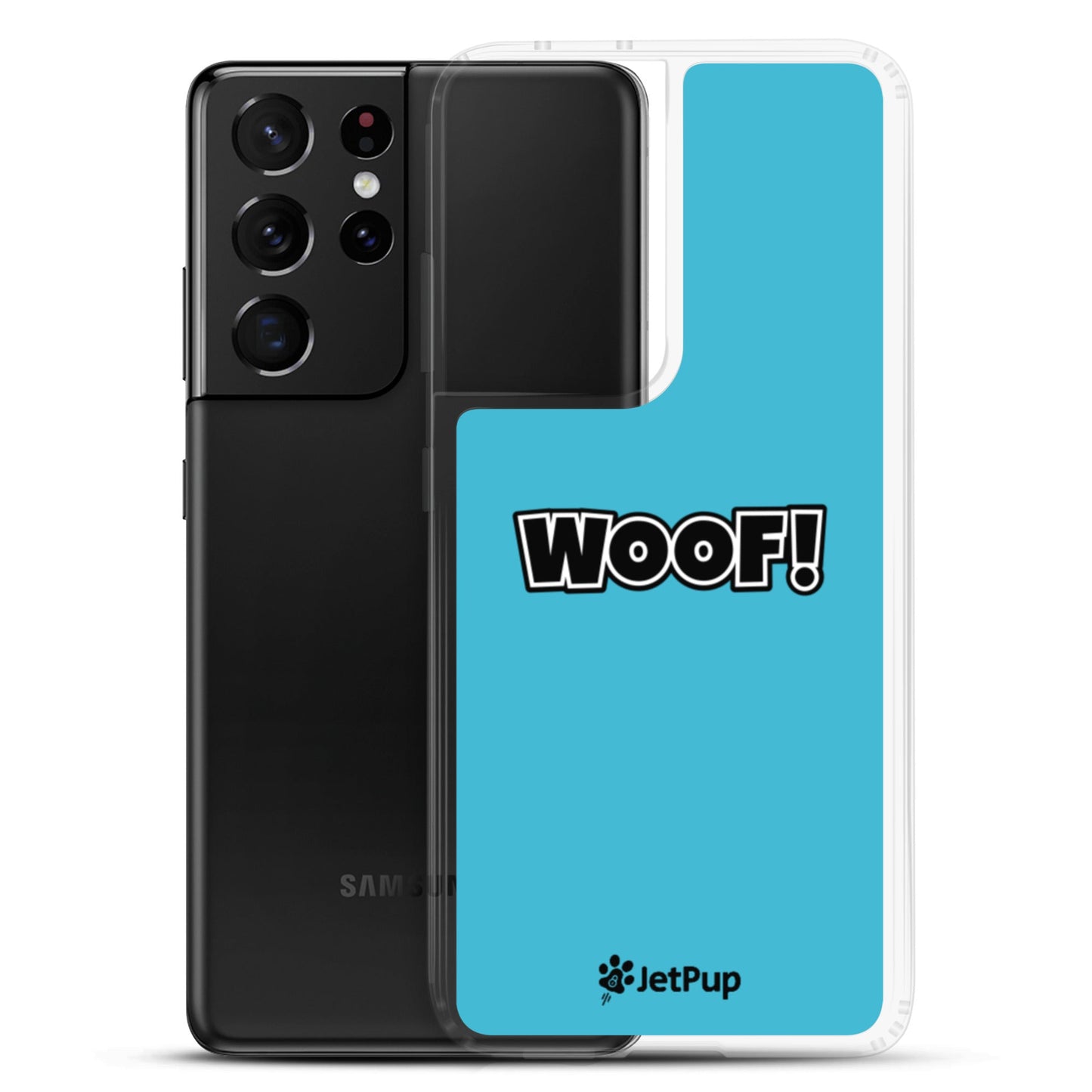 Woof Samsung Case - Sky Blue - JetPup