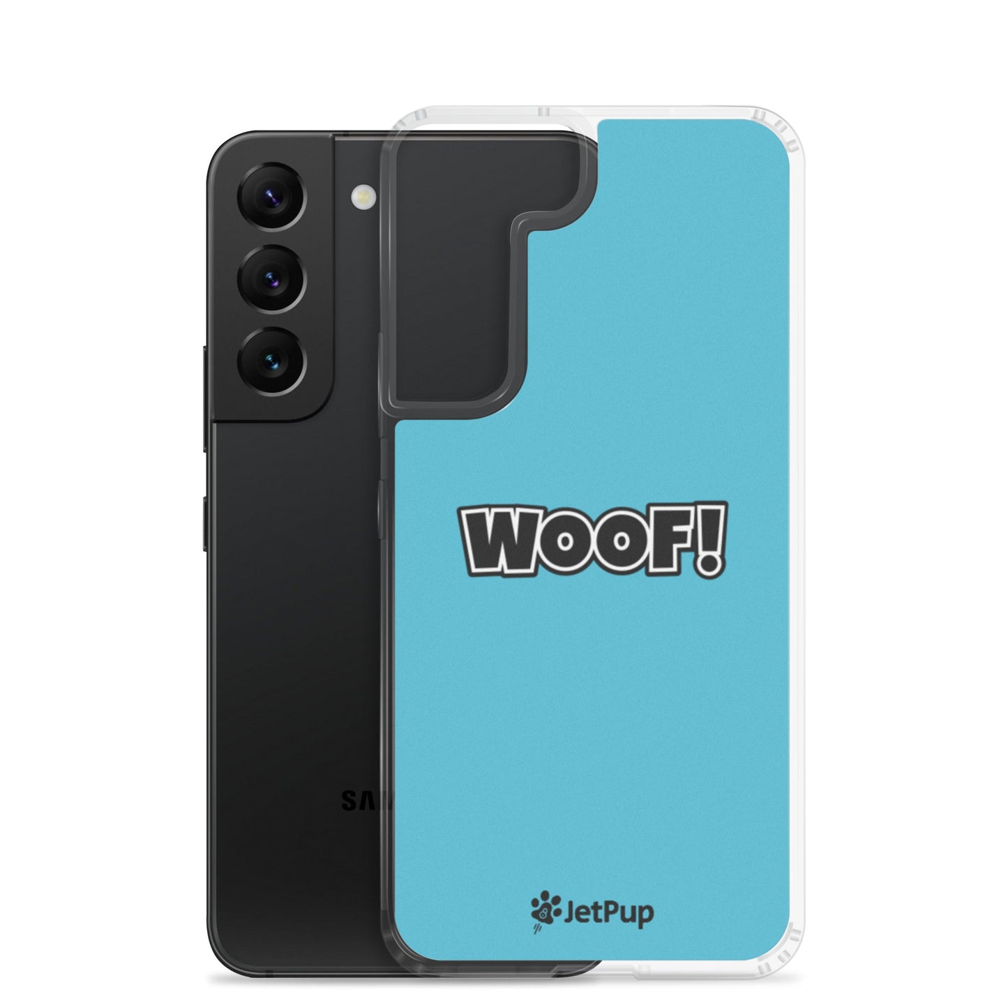 Woof Samsung Case - Sky Blue - JetPup